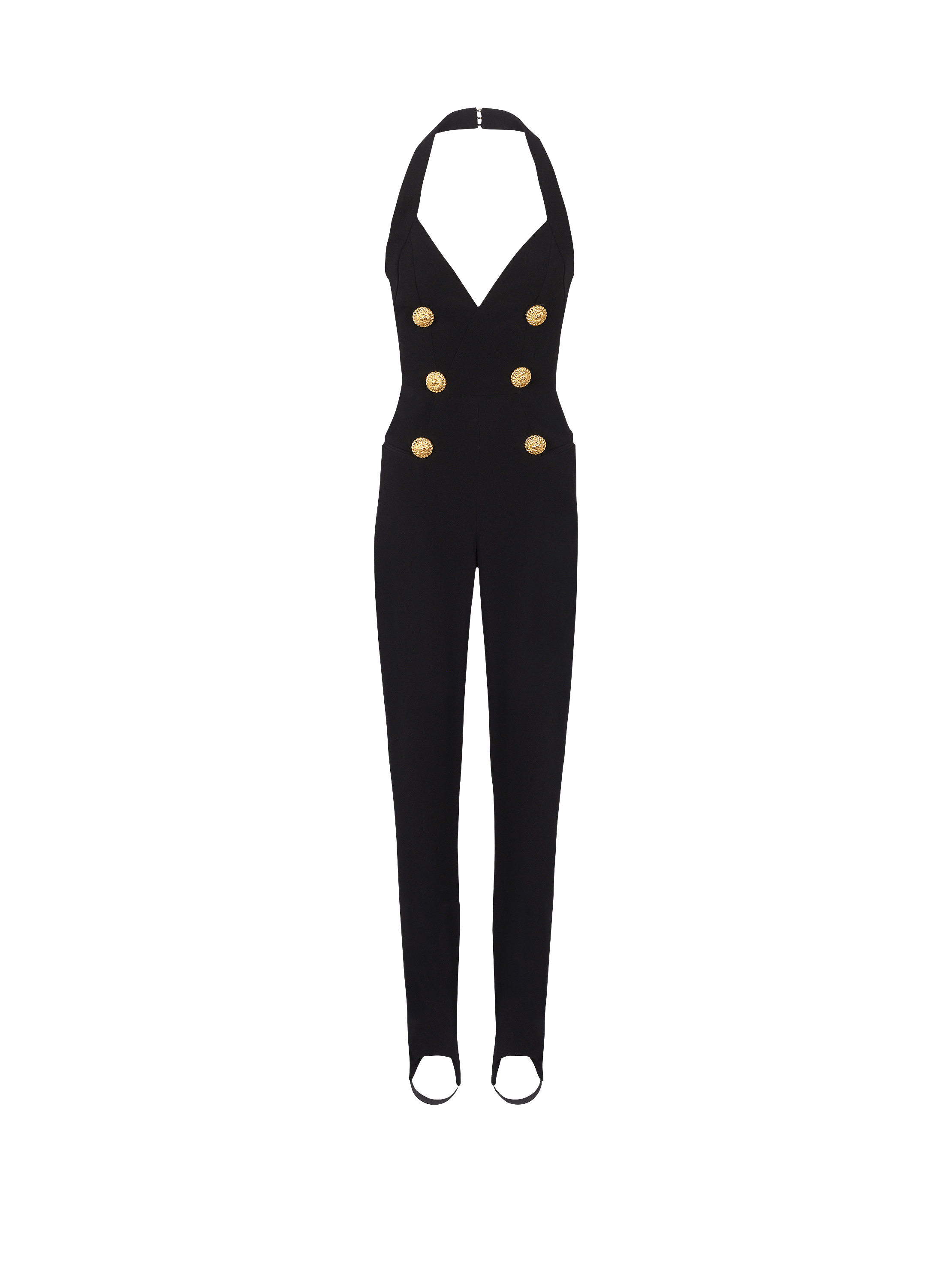 Crepe tailored jumpsuit