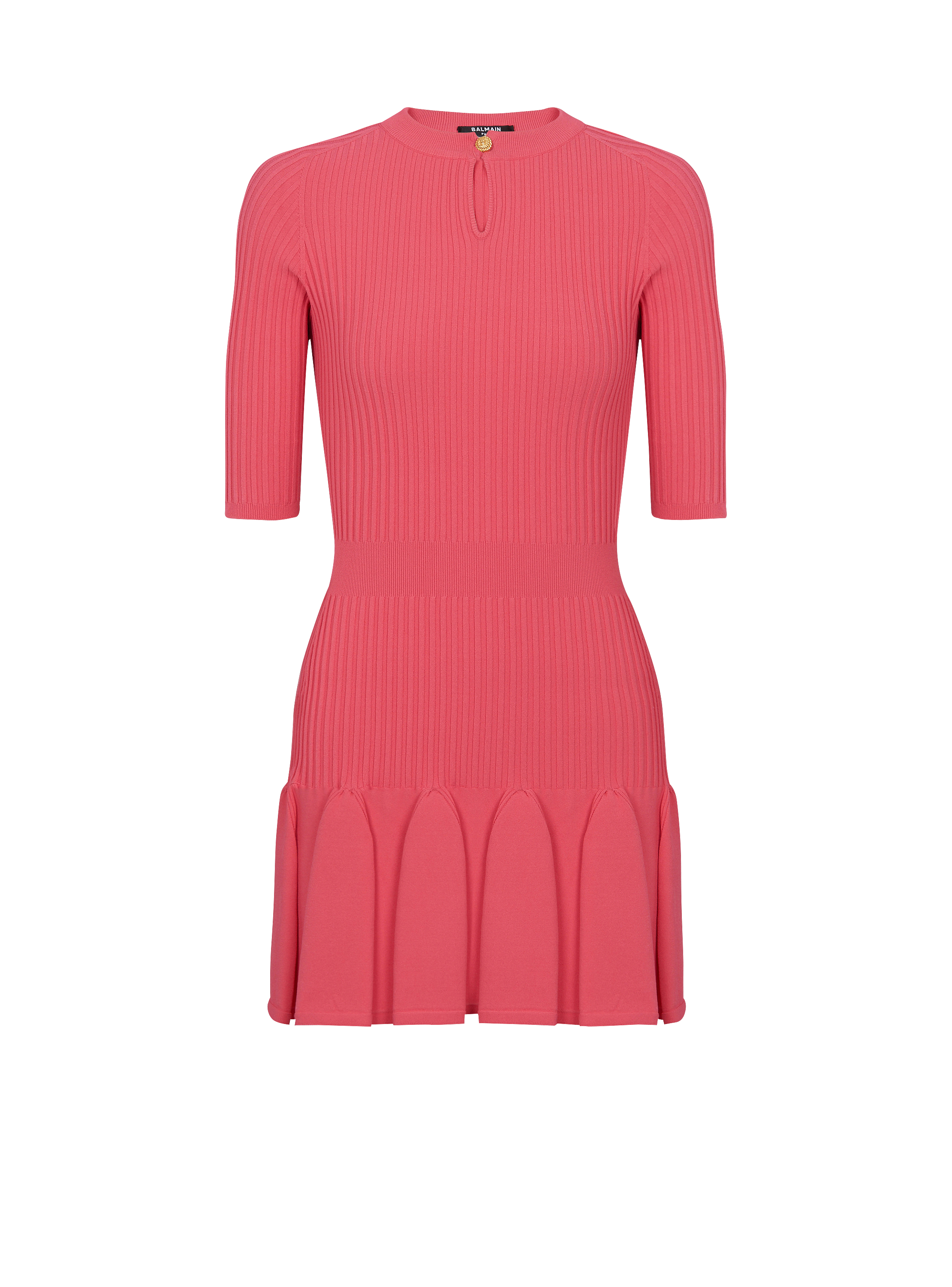 Flared knit dress