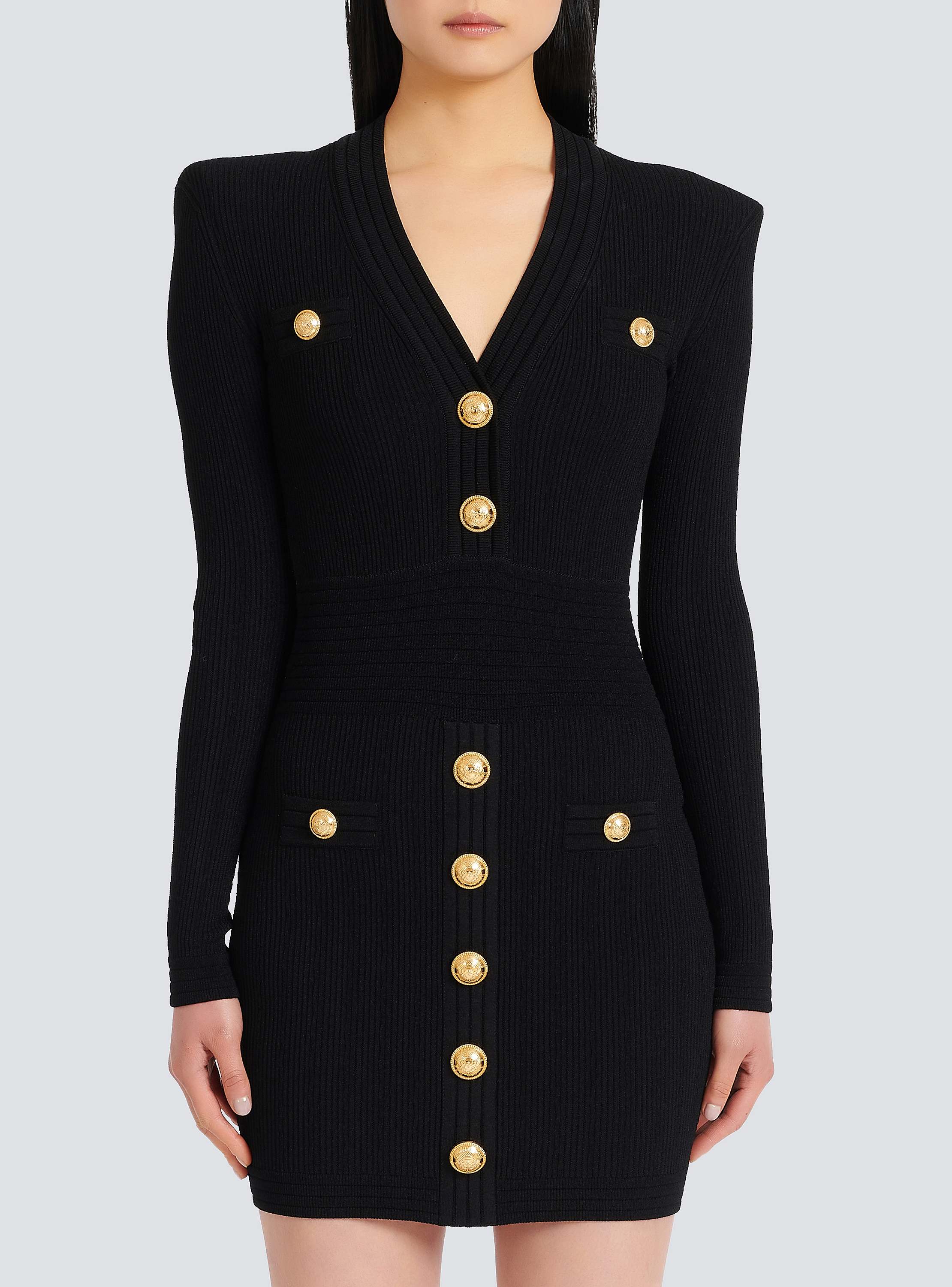 【正規品】 ショートドレス ニット - BALMAIN | Women ワンピース