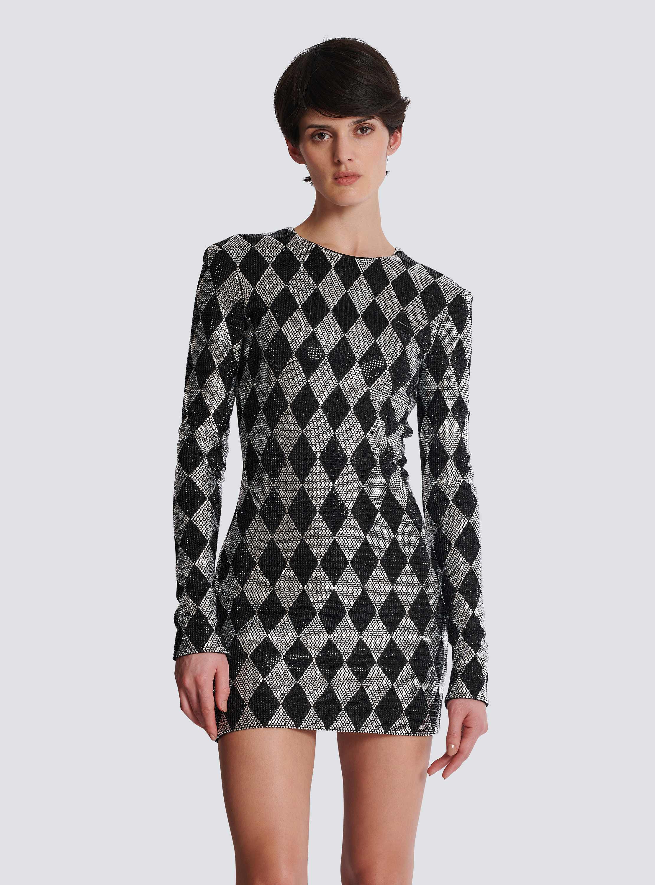 Robe courte en strass Diamond