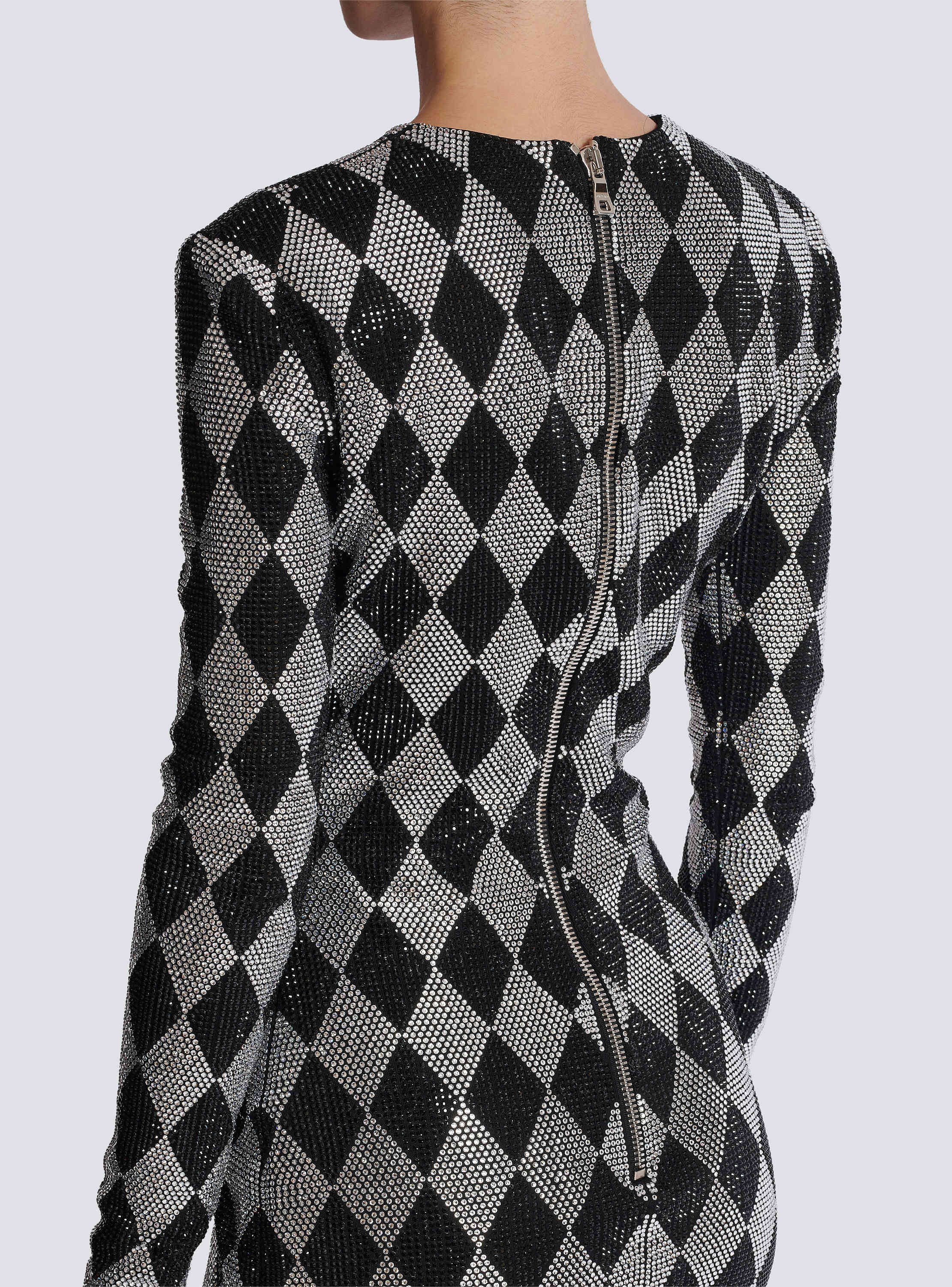 Robe courte en strass Diamond