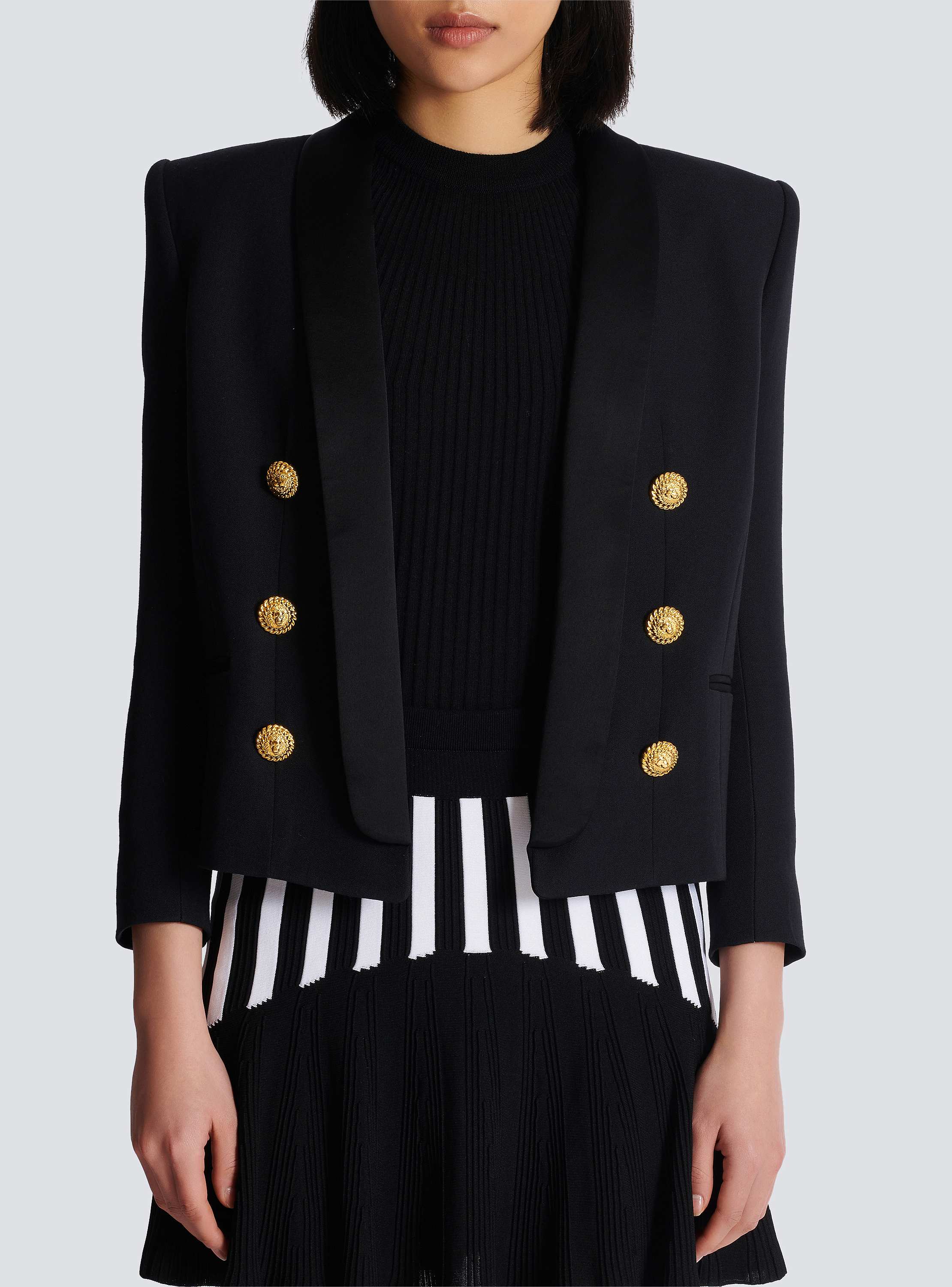Edge-to-edge 6-button jacket - Women | BALMAIN