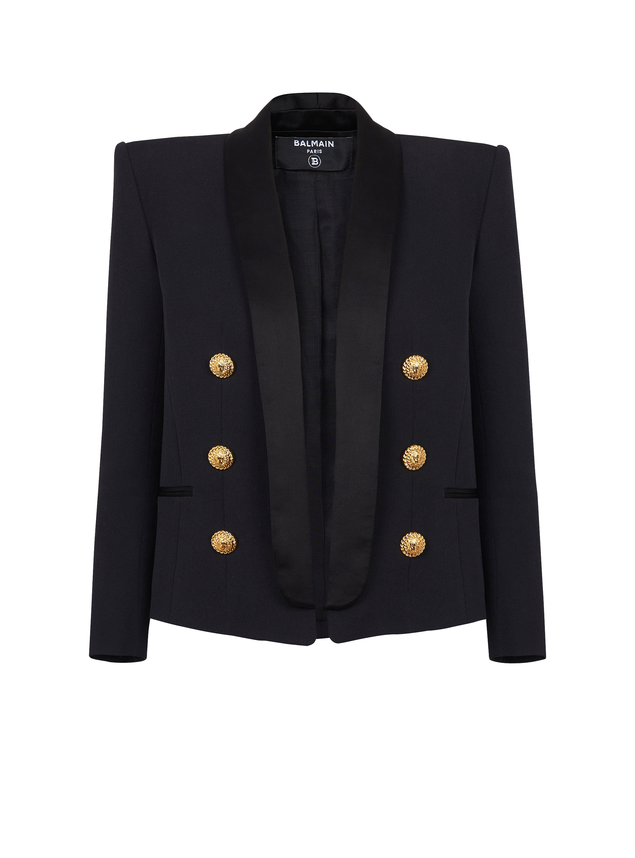 Edge-to-edge 6-button jacket 