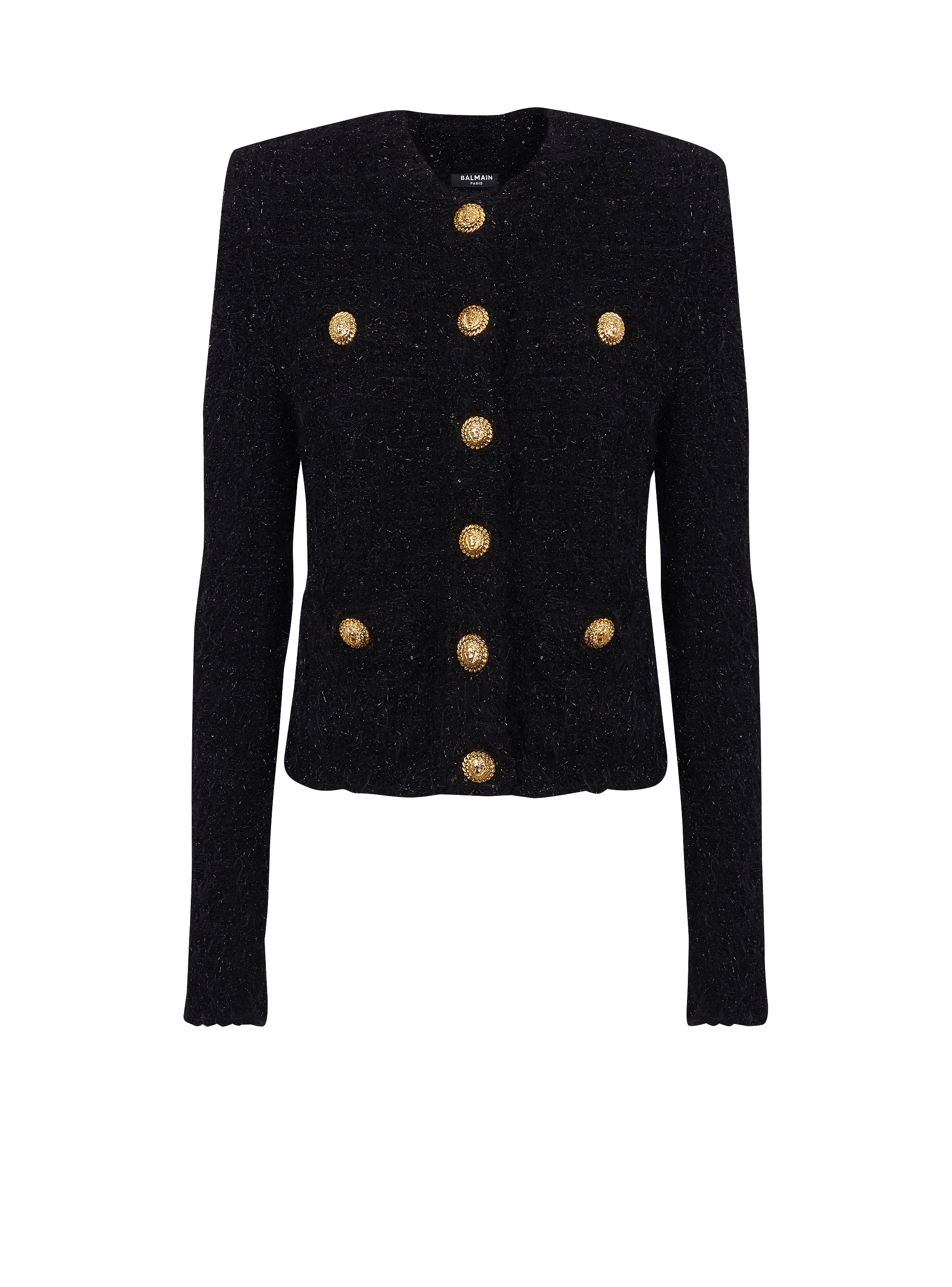 Buttons tweed jacket