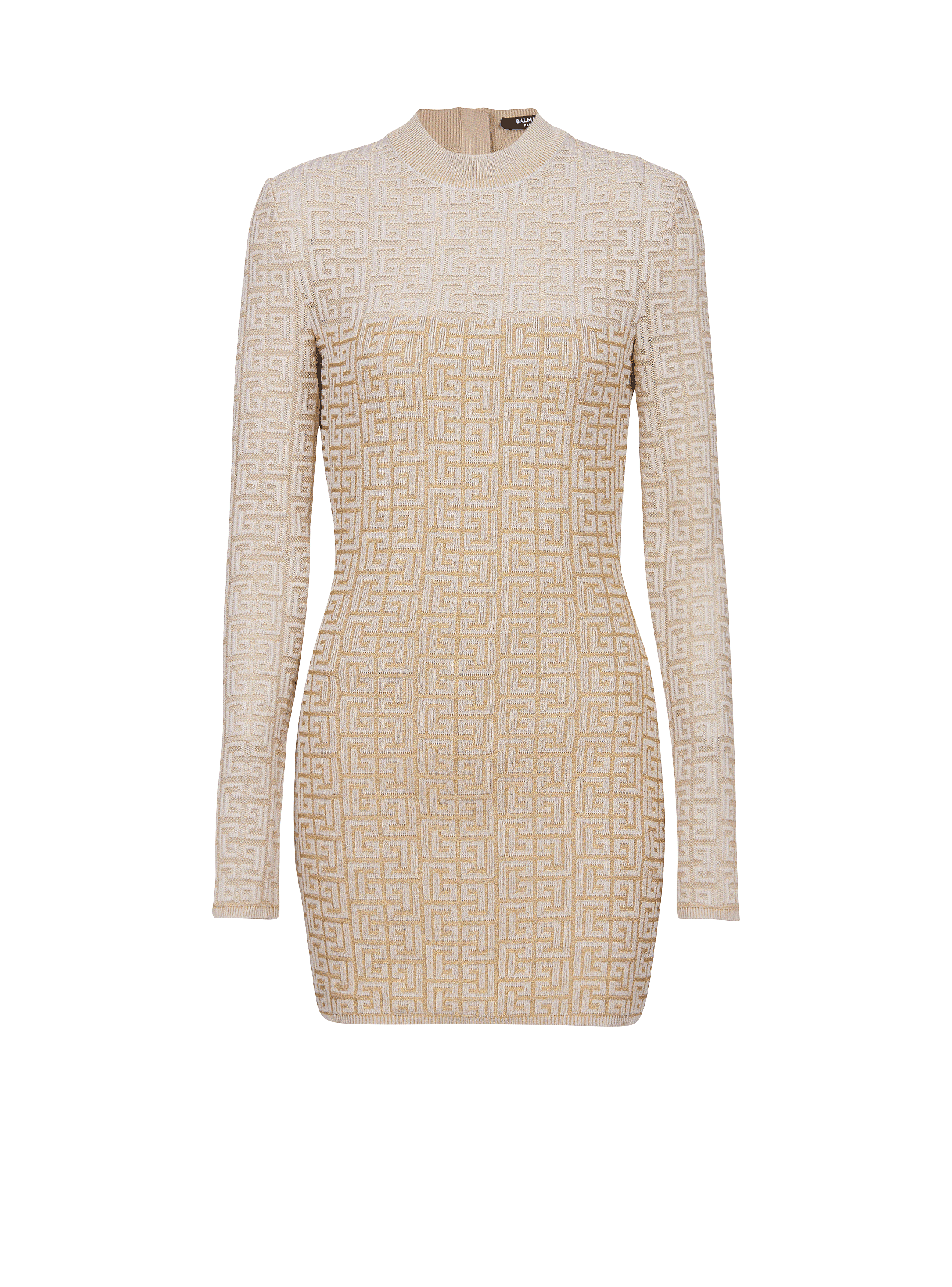 Strickkleid mit Monogramm PB Labyrinthe