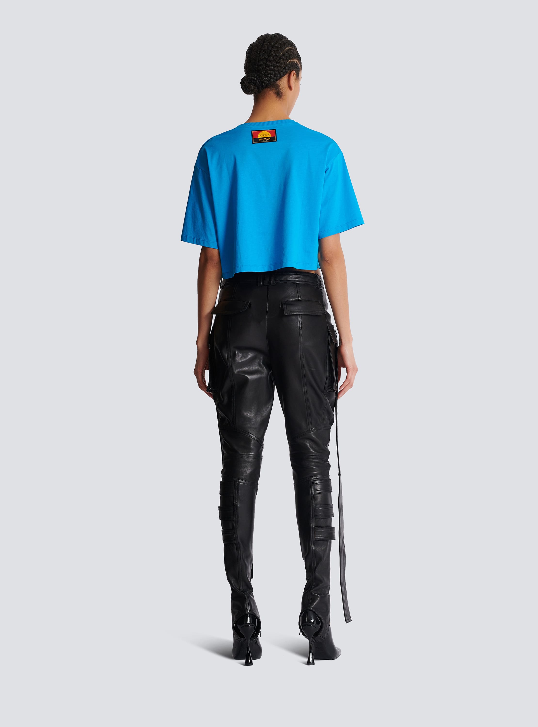 【関税込み】BALMAIN \"The Lion King\" t-shirt Disney x Balmain: The Lion King - Cropped T-shirt with