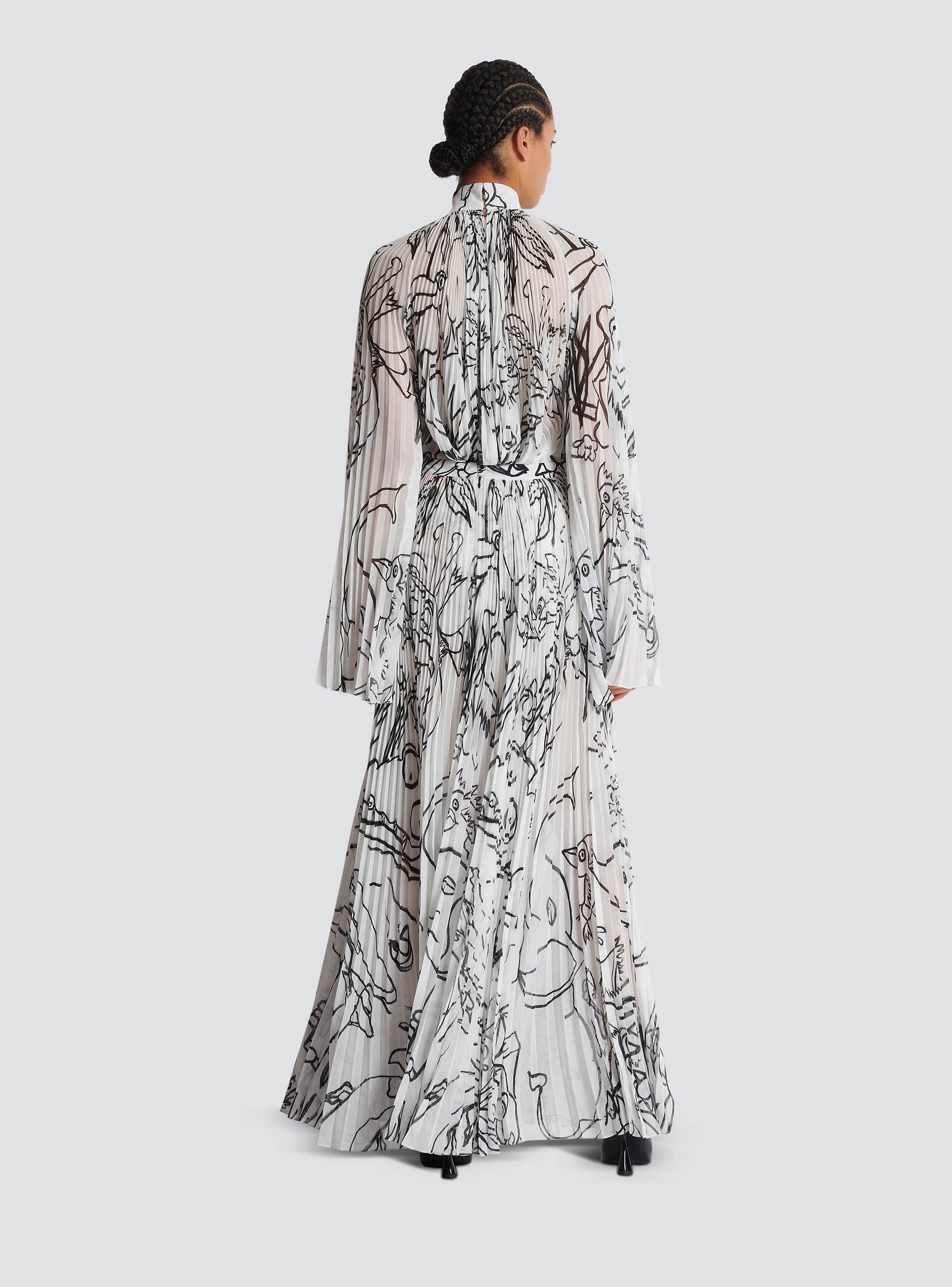 スカート BALMAIN BUTTONED LONG SKIRT Balmain Striped button-embellished Skirt | Black | FARFETCH