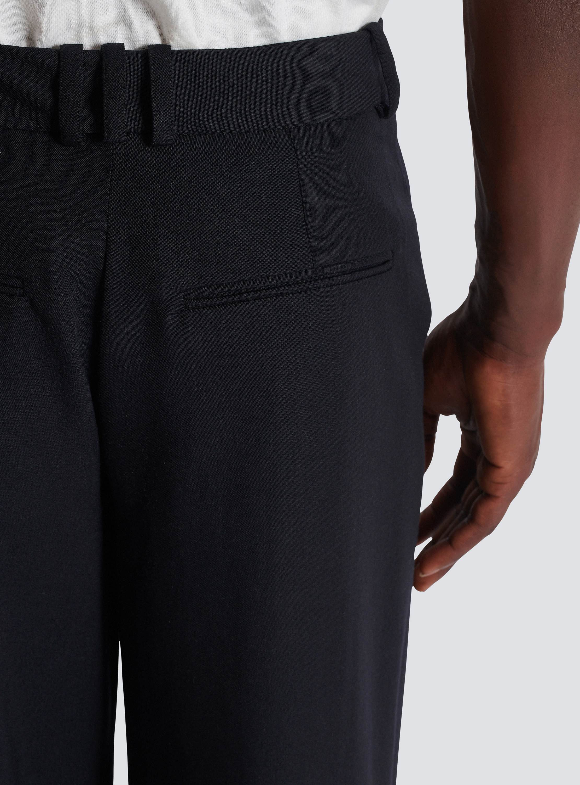 【関税込み】balmain Grain de poudre pants Zipped slim-fit grain de poudre trousers - Women | BALMAIN
