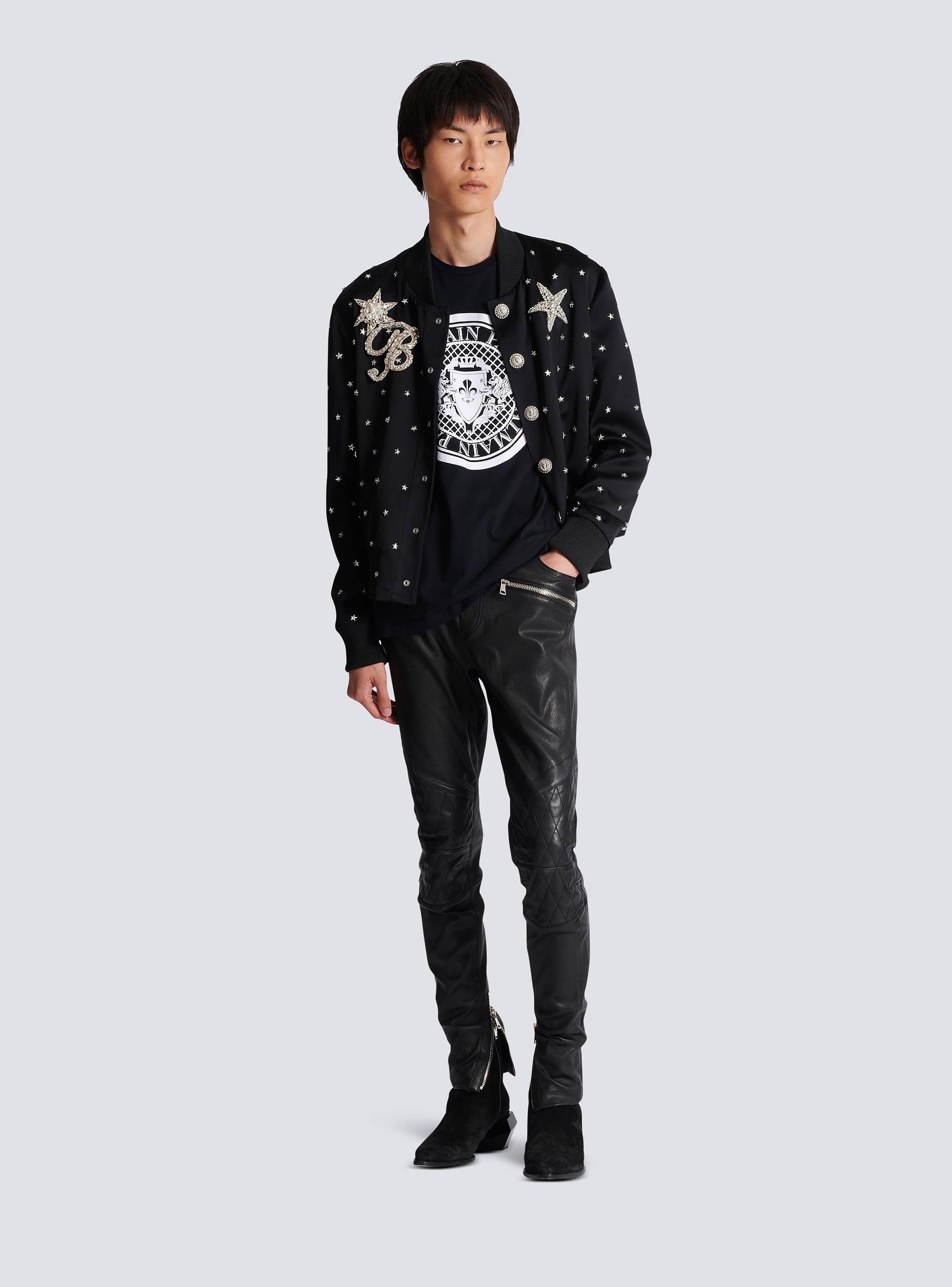 【関税＆送料込み】Balmain Balmain Coin T-Shirt 0400021986912_BLANCNOIR?wid=