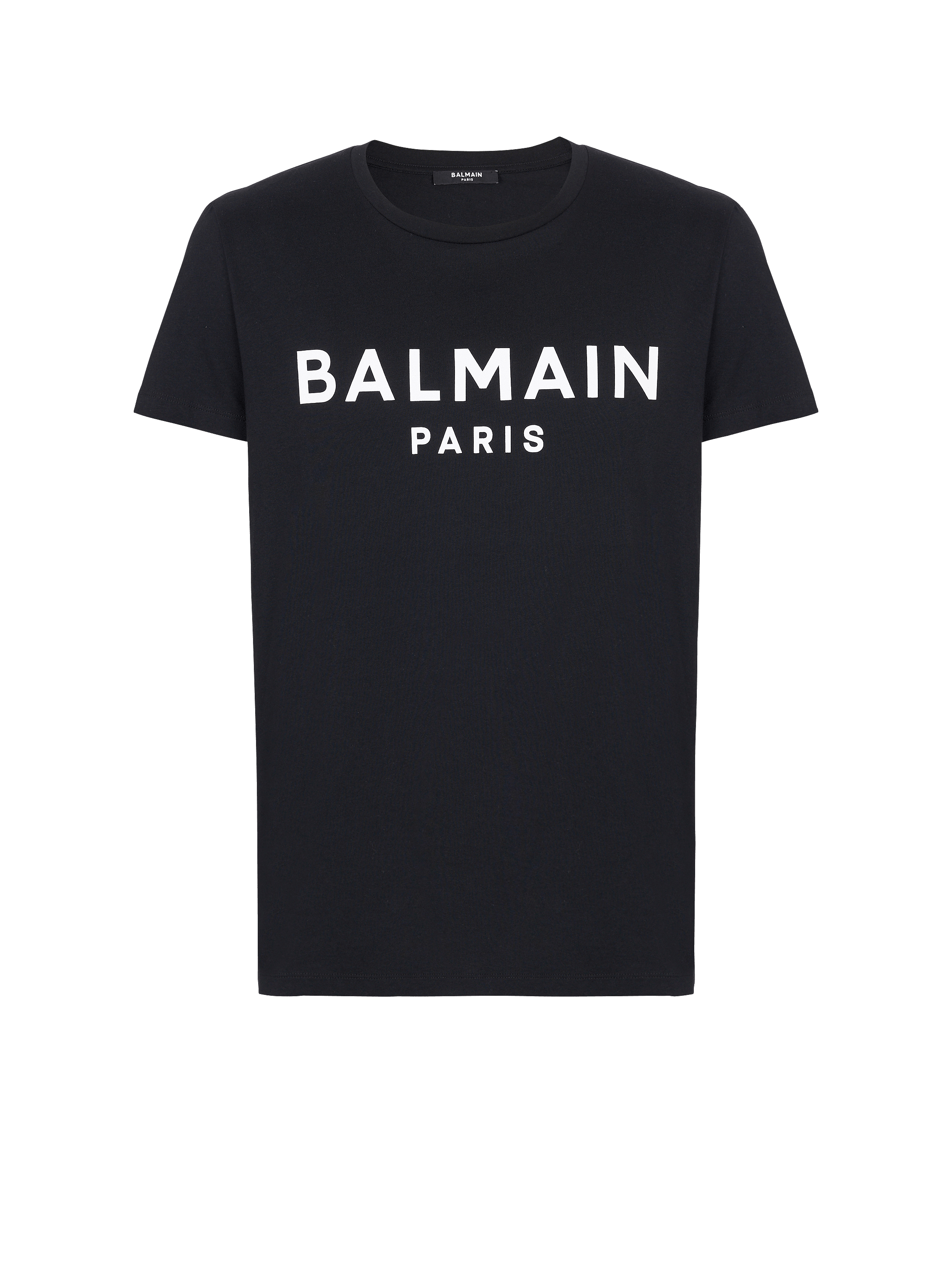 Printed Balmain Paris short-sleeved T-shirt