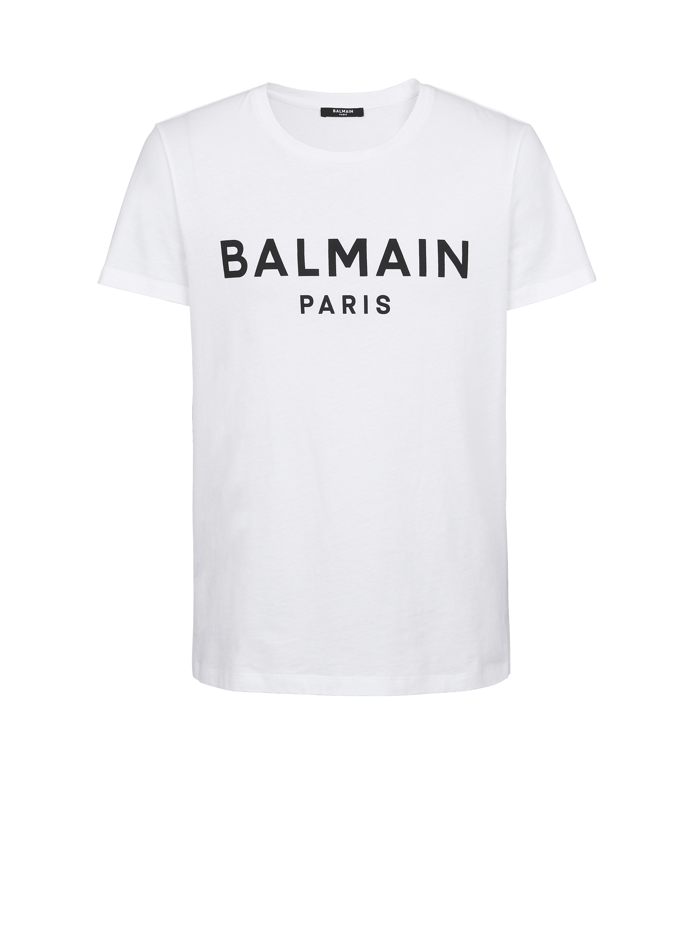 Printed Balmain Paris short-sleeved T-shirt