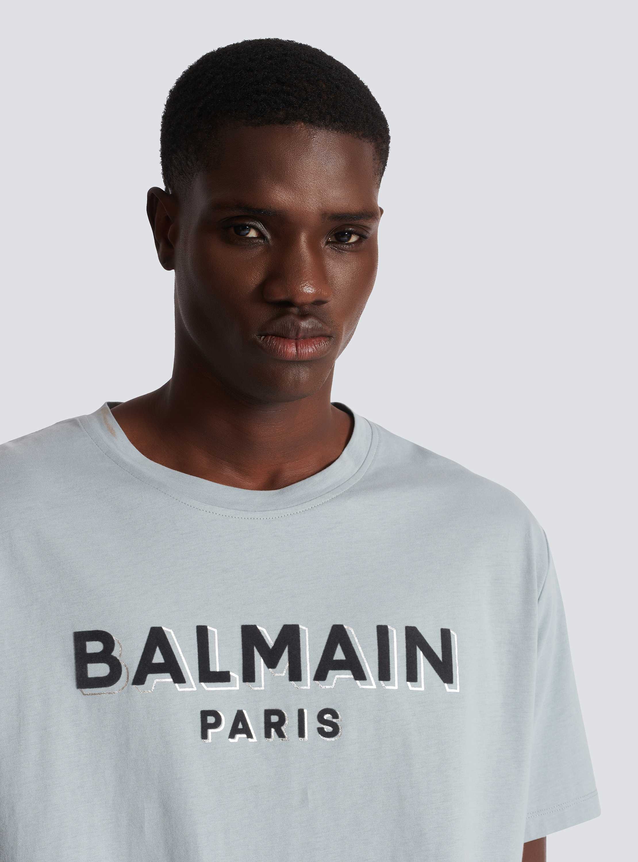 Metallic flocked Balmain T-shirt - Men | BALMAIN