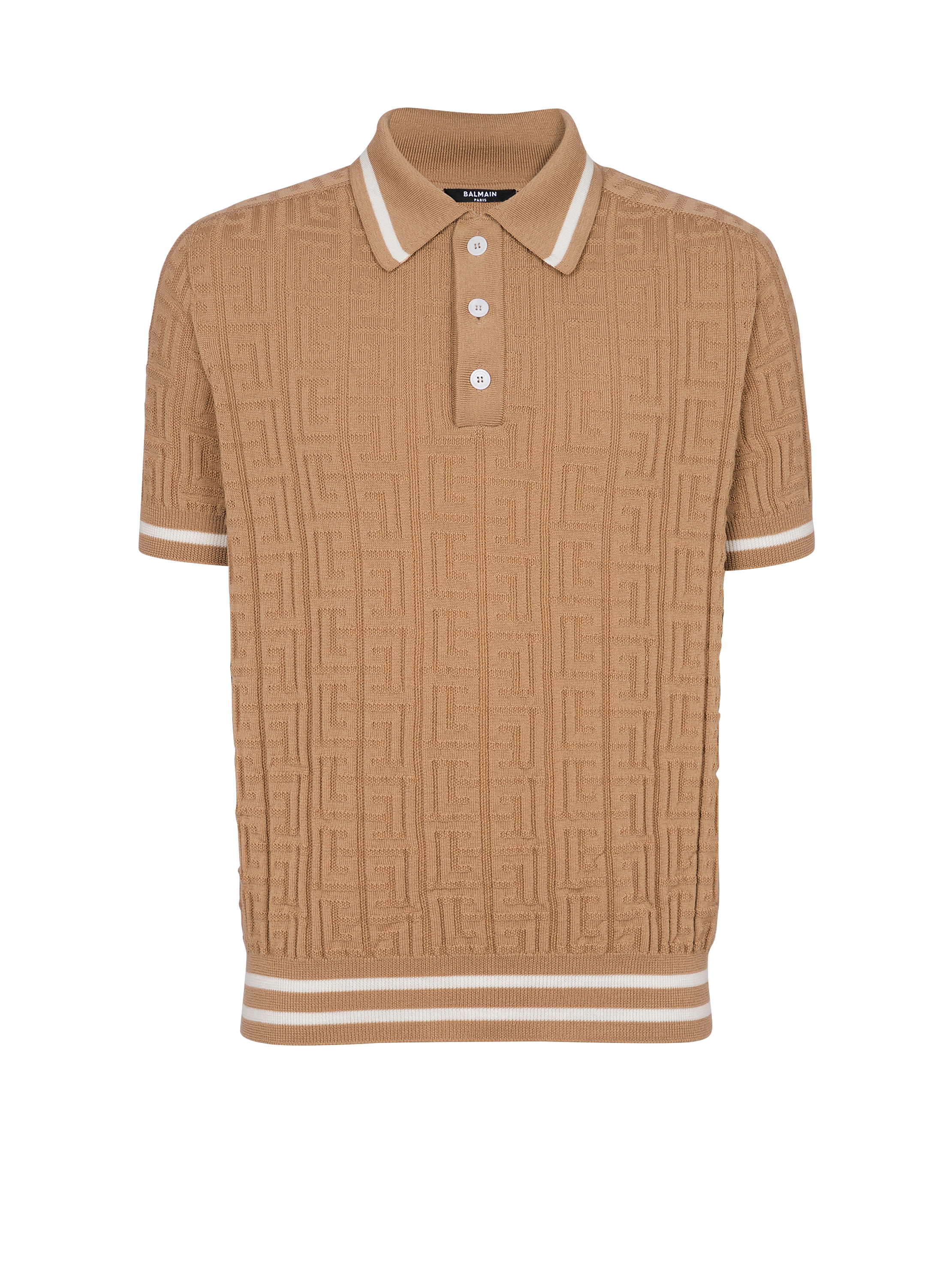 PB Labyrinth wool polo shirt