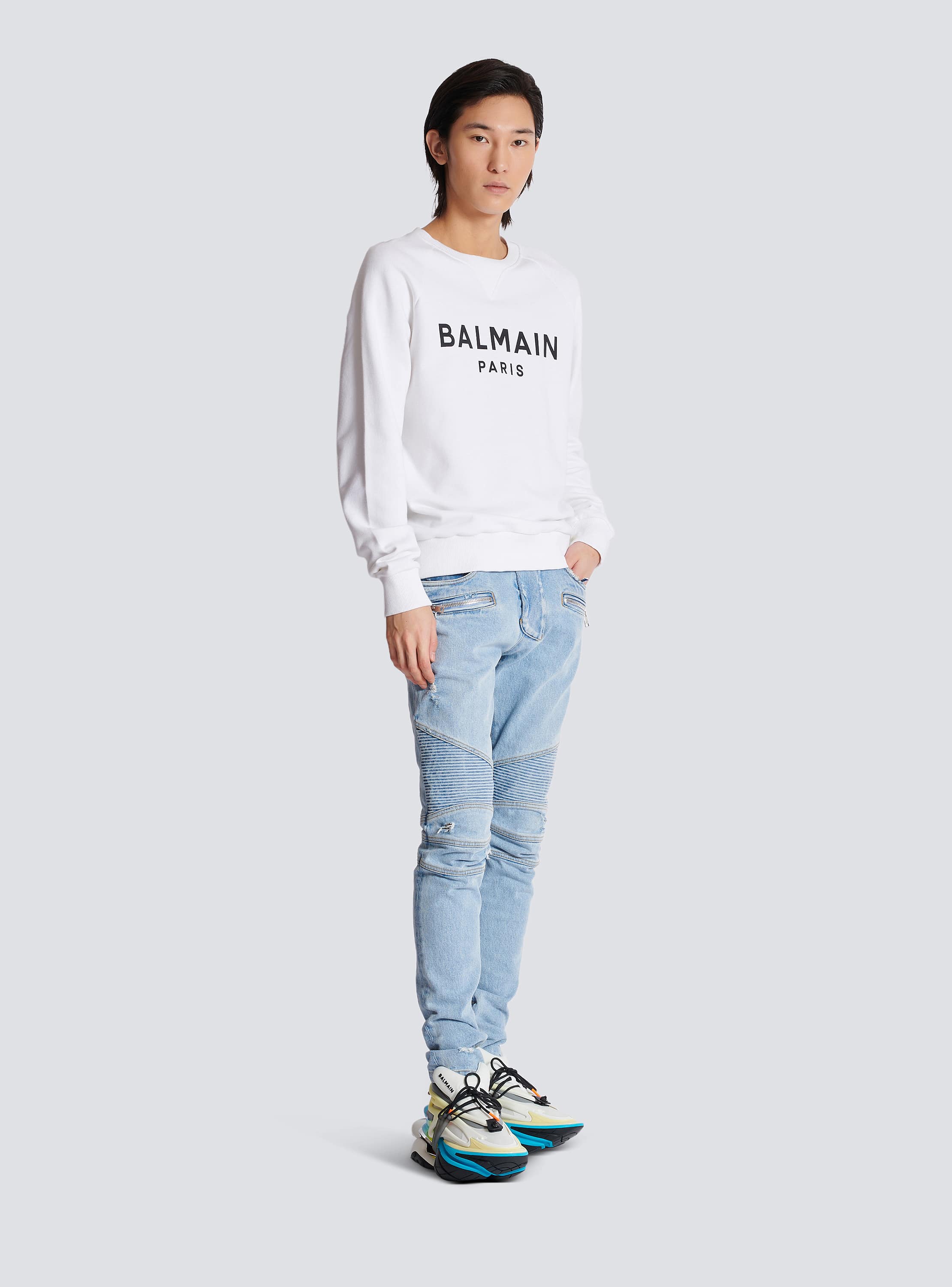 Balmain Parisプリント スウェットシャツ - Men | BALMAIN
