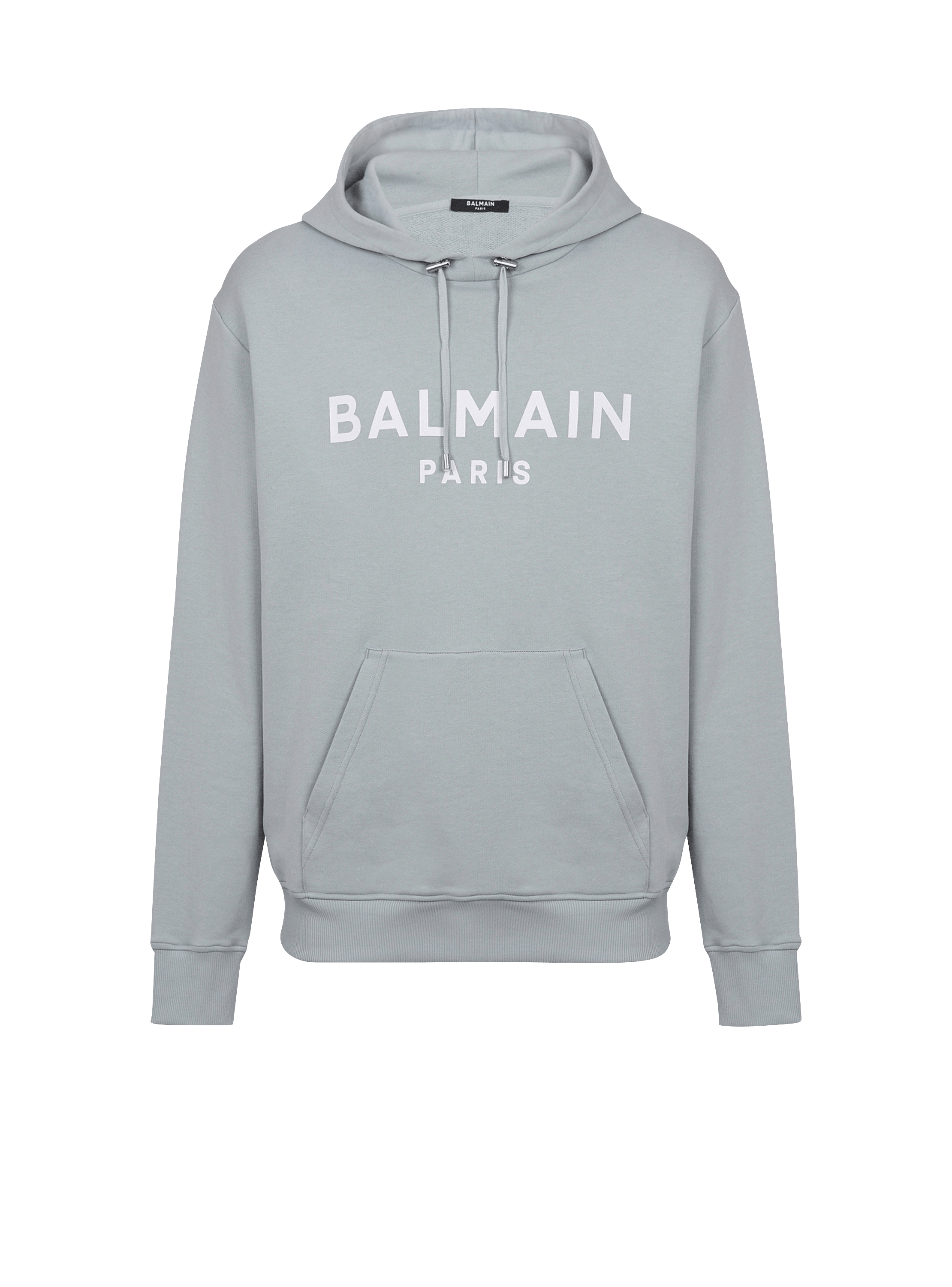 Kapuzenpullover mit Balmain Paris-Print