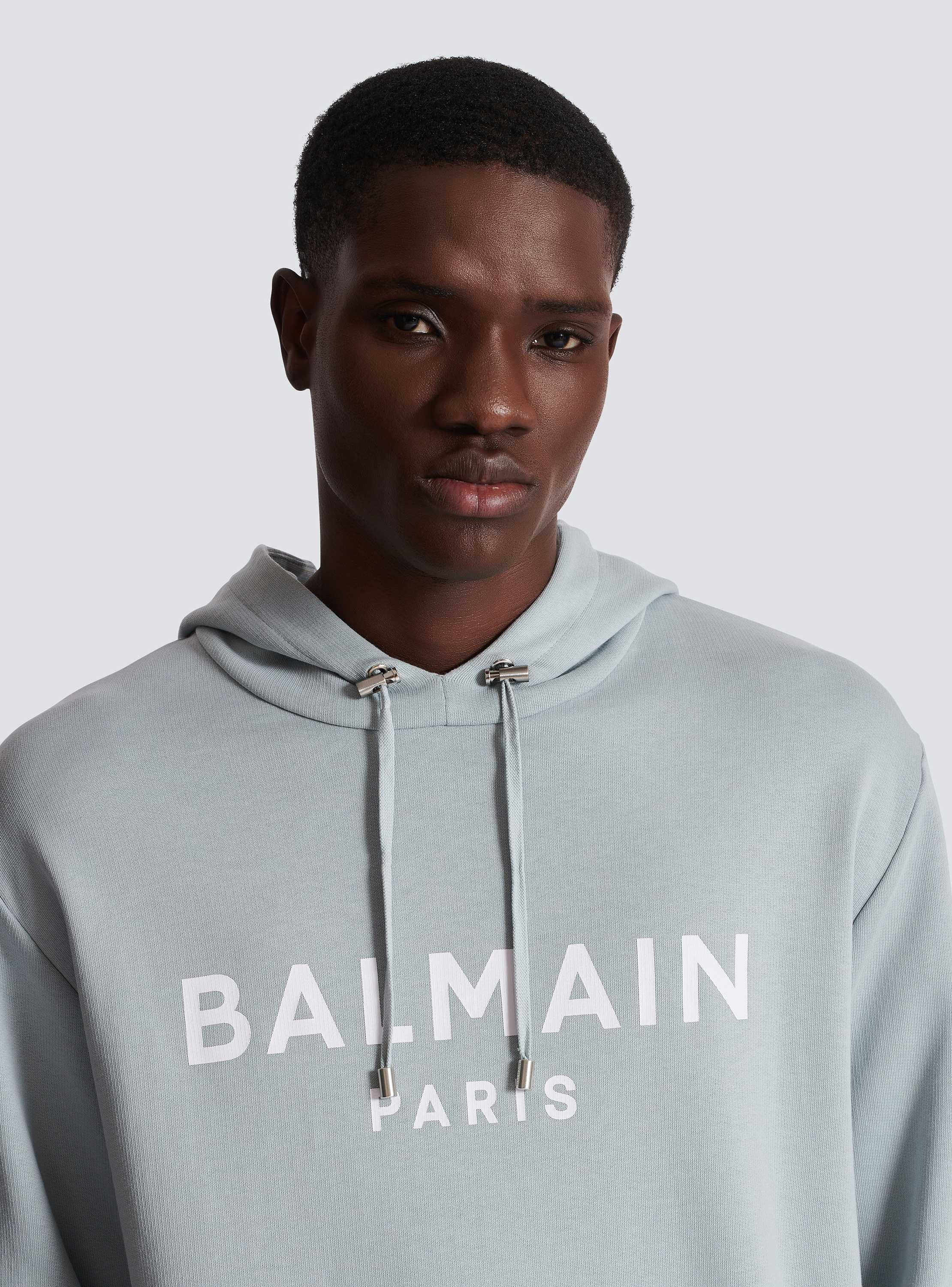 Printed Balmain Paris hoodie - Men | BALMAIN
