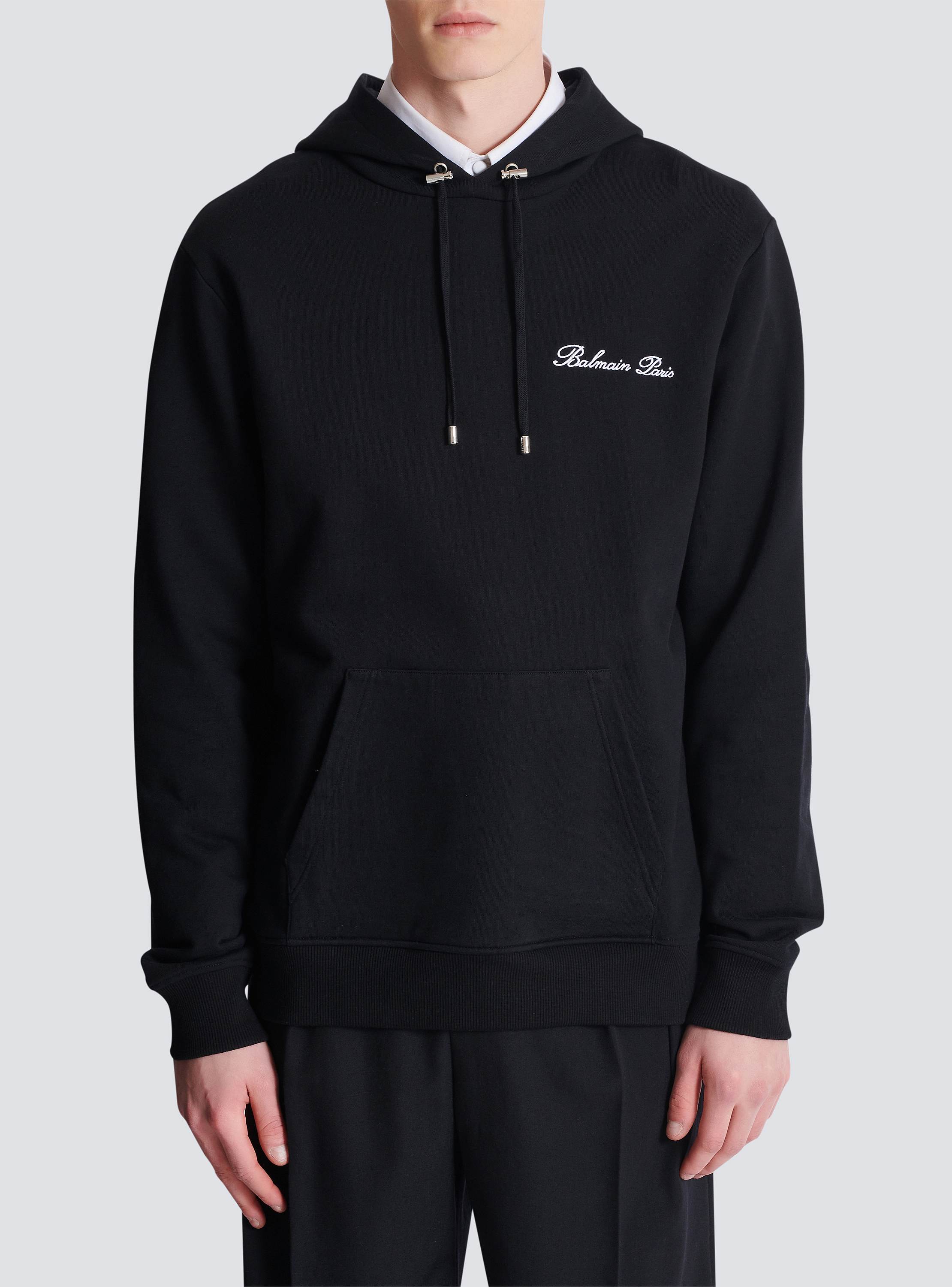 Balmain Signature hoodie - Men | BALMAIN
