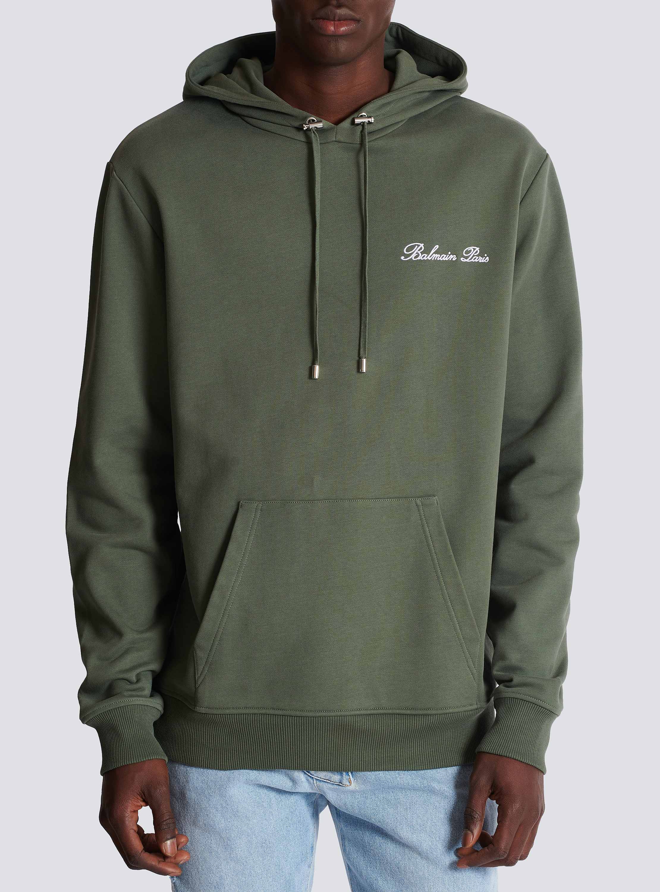 【送料&関税込】balmain Signature Hoodie Balmain Signature hoodie - Men | BALMAIN