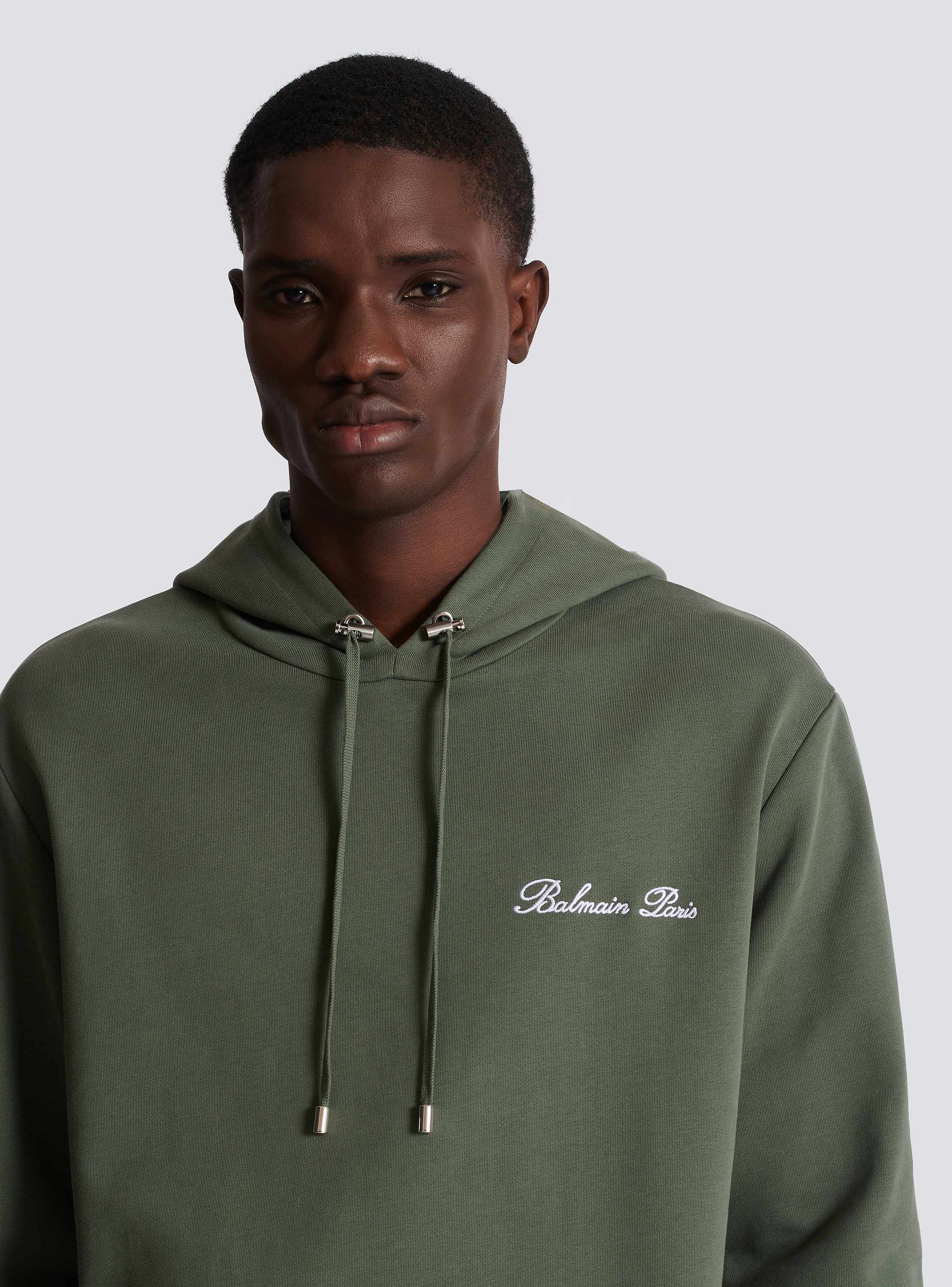 【送料&関税込】balmain Signature Hoodie Balmain Signature hoodie - Men | BALMAIN