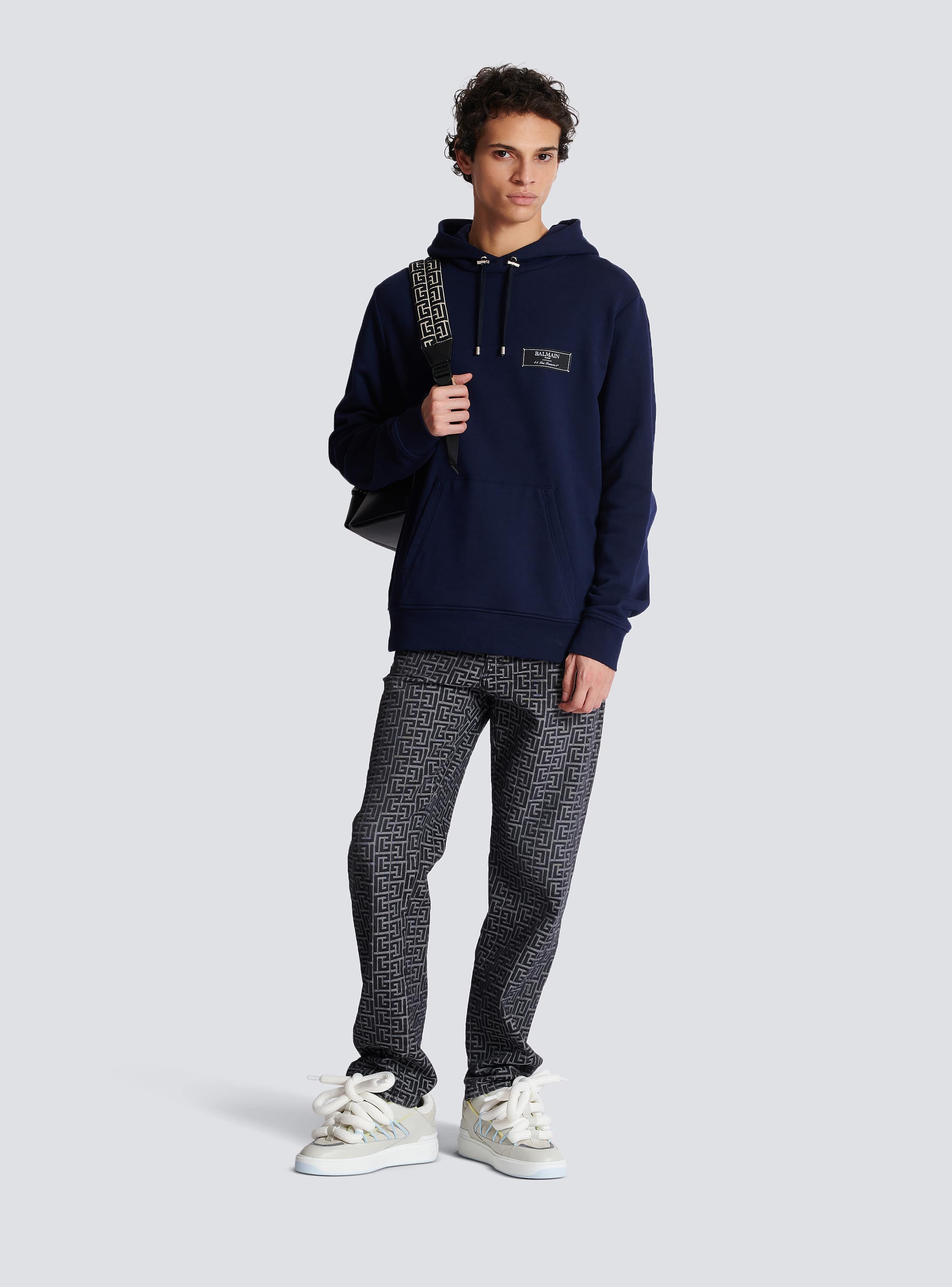 Pierre Balmain hoodie navy - Men | BALMAIN