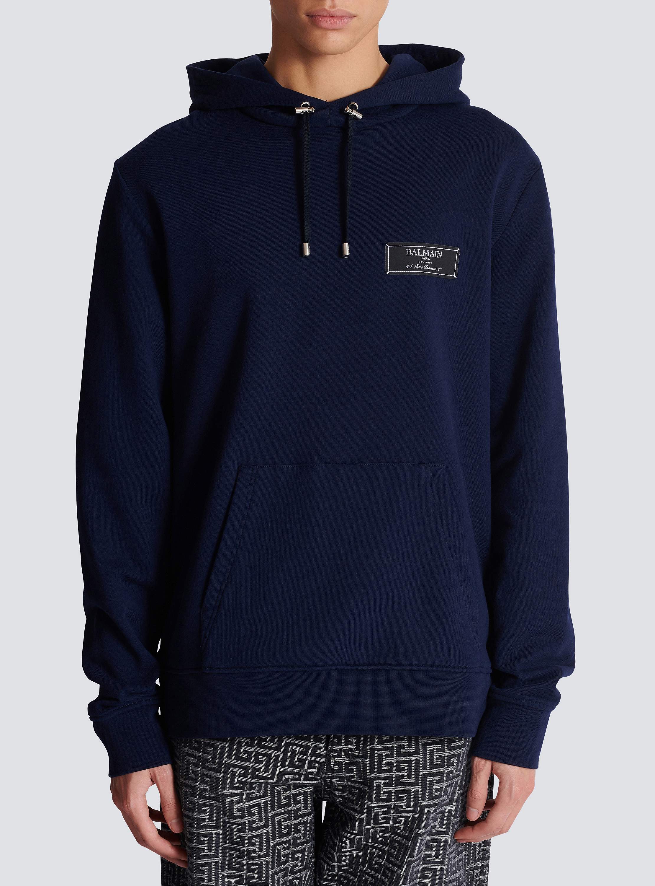 Pierre Balmain hoodie navy - Men | BALMAIN