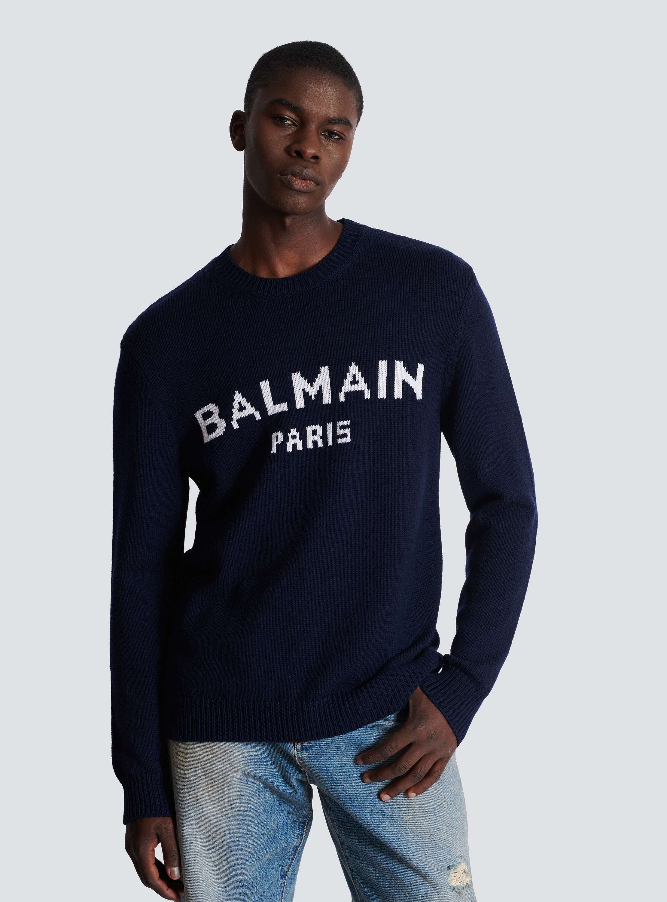 Wool Balmain Paris jumper - Men | BALMAIN