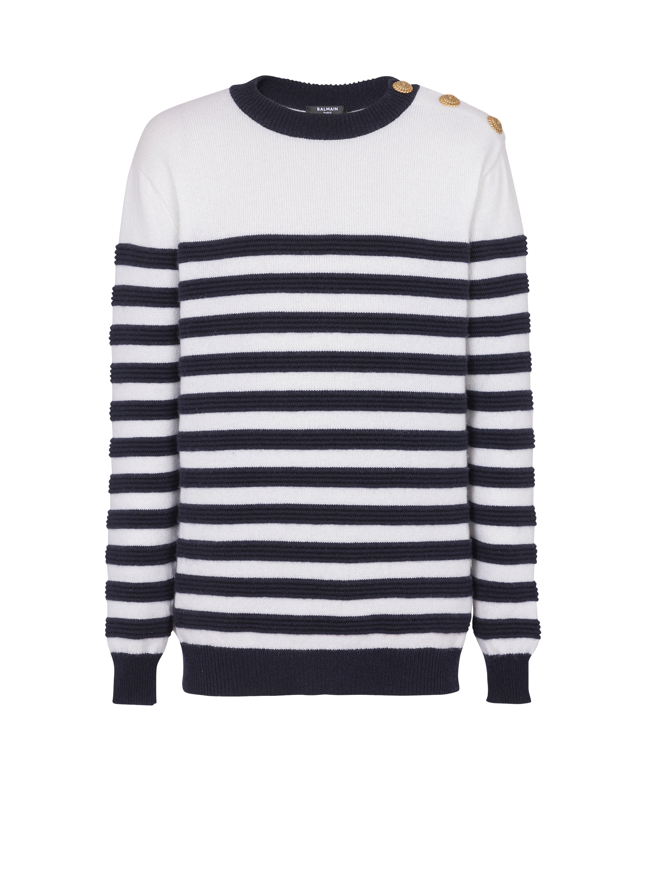 Striped cashmere jumper