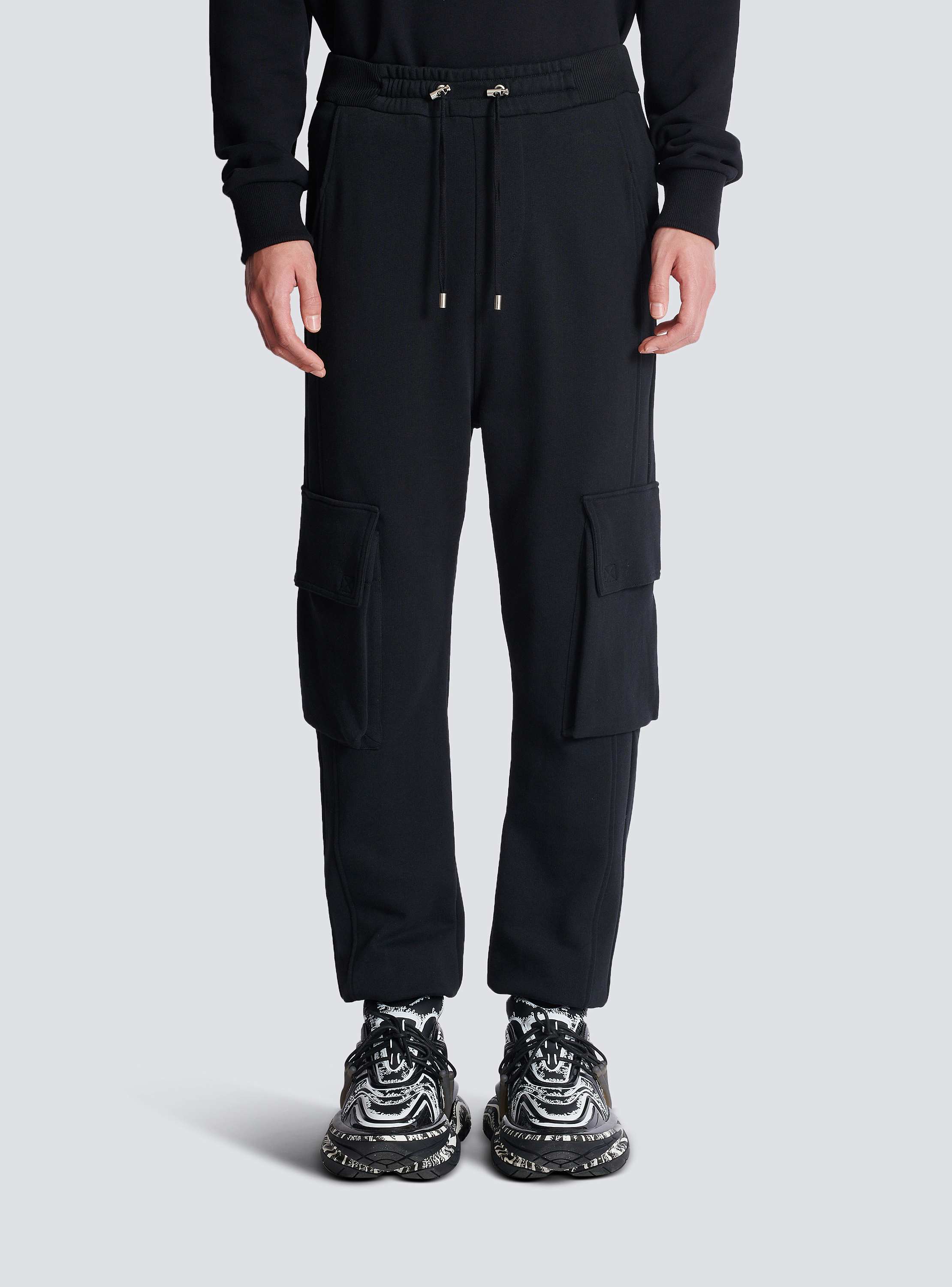 Balmain Parisプリント カーゴ ジョガーパンツ - Men | BALMAIN