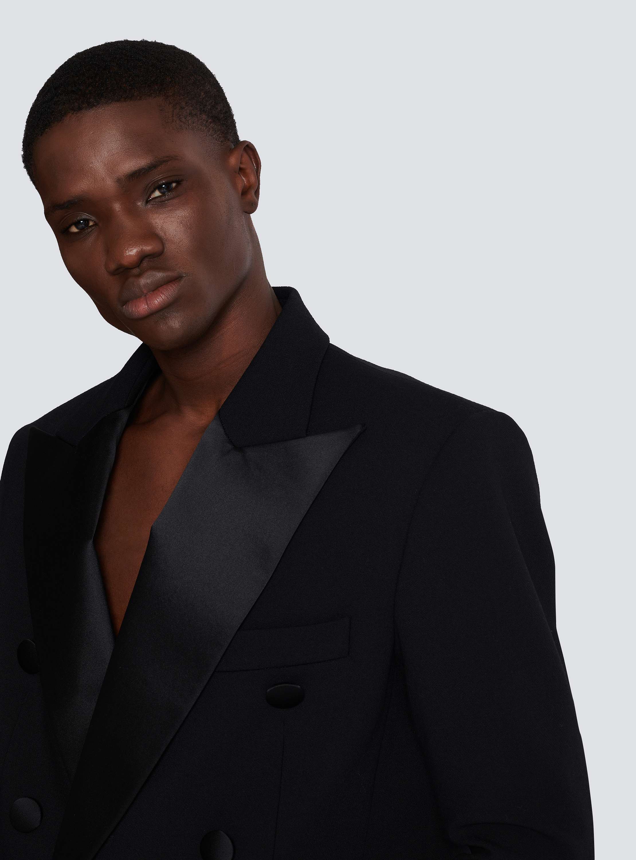 ダブルクレープ スペンサージャケット - Men | BALMAIN