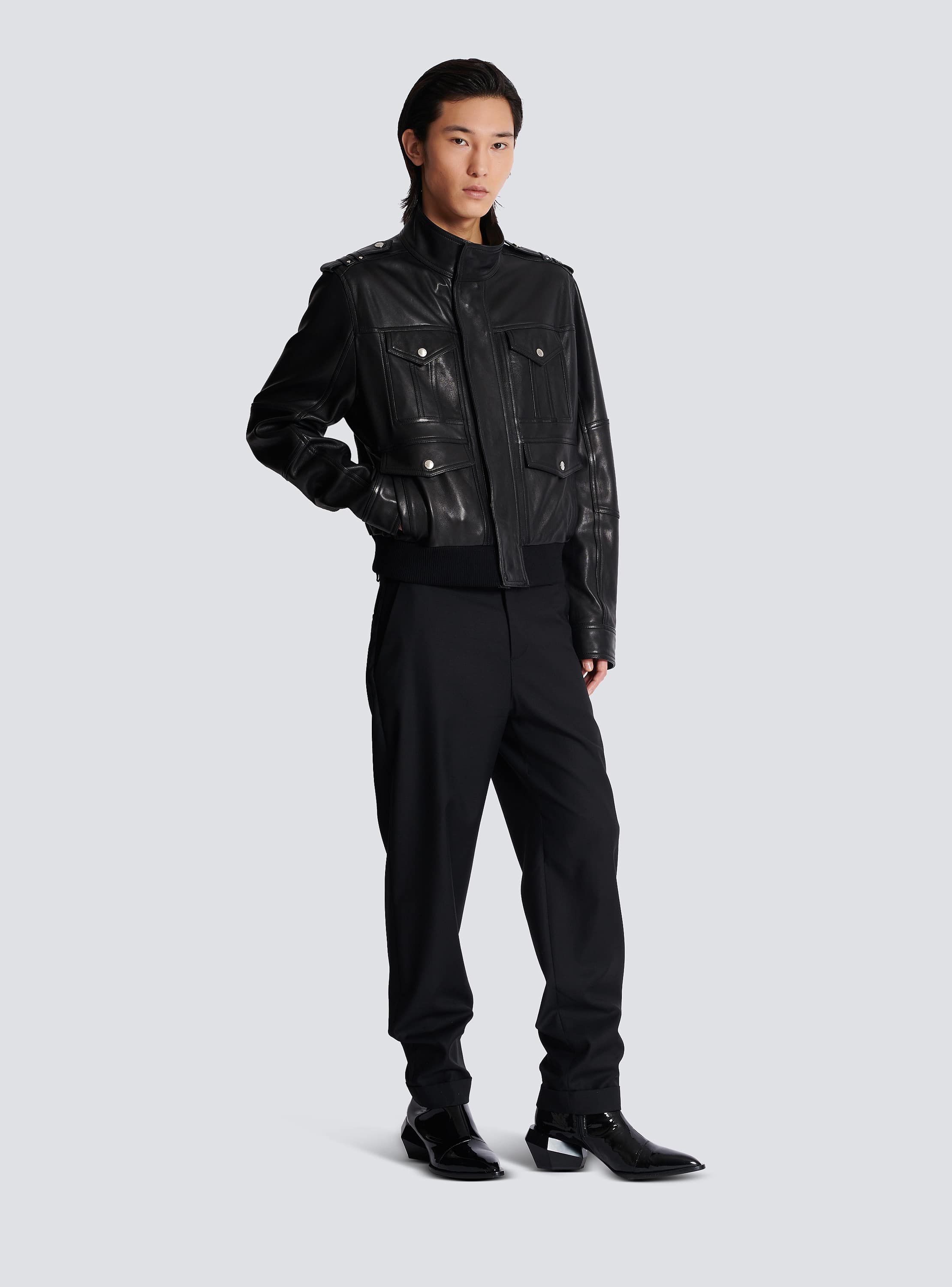1*4様 90s vintage BALMAIN leather bomber