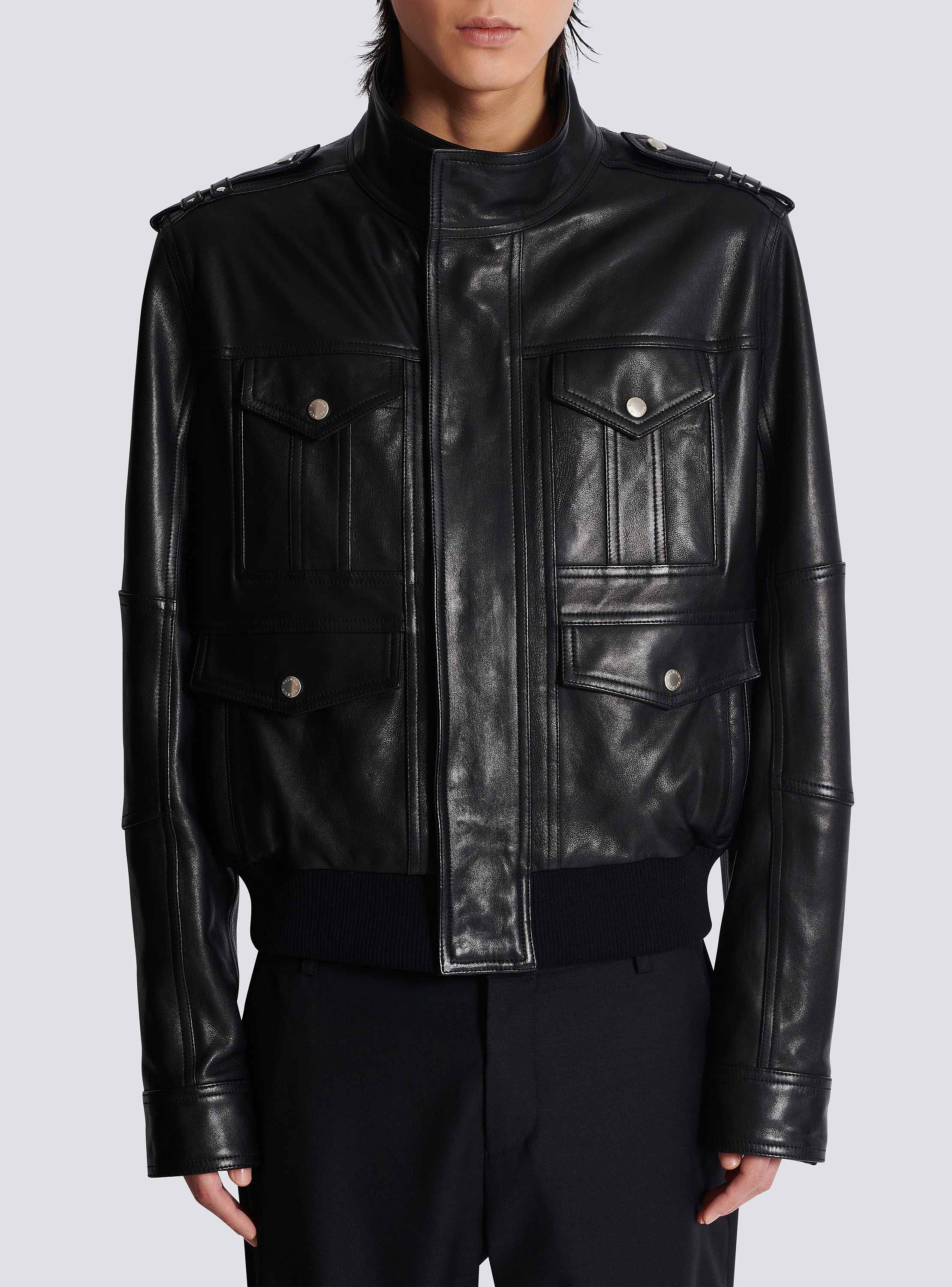 1*4様 90s vintage BALMAIN leather bomber 1*4様 90s vintage BALMAIN leather bomber