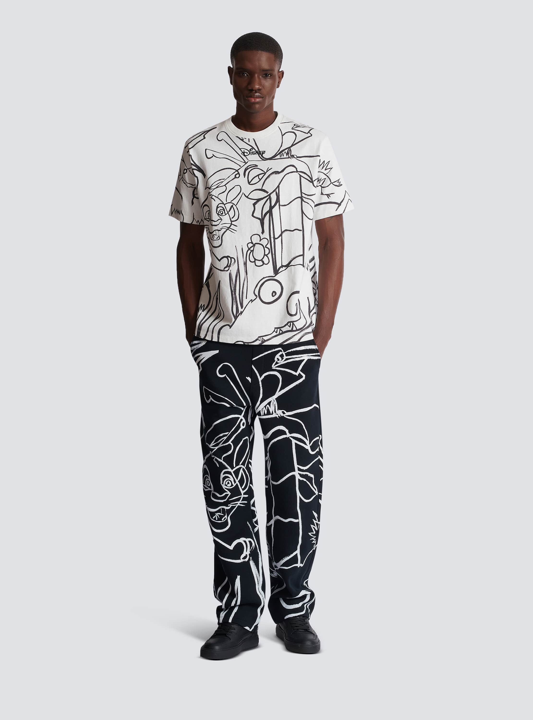 Disney x Balmain: The Lion King - Relaxed T-shirt with