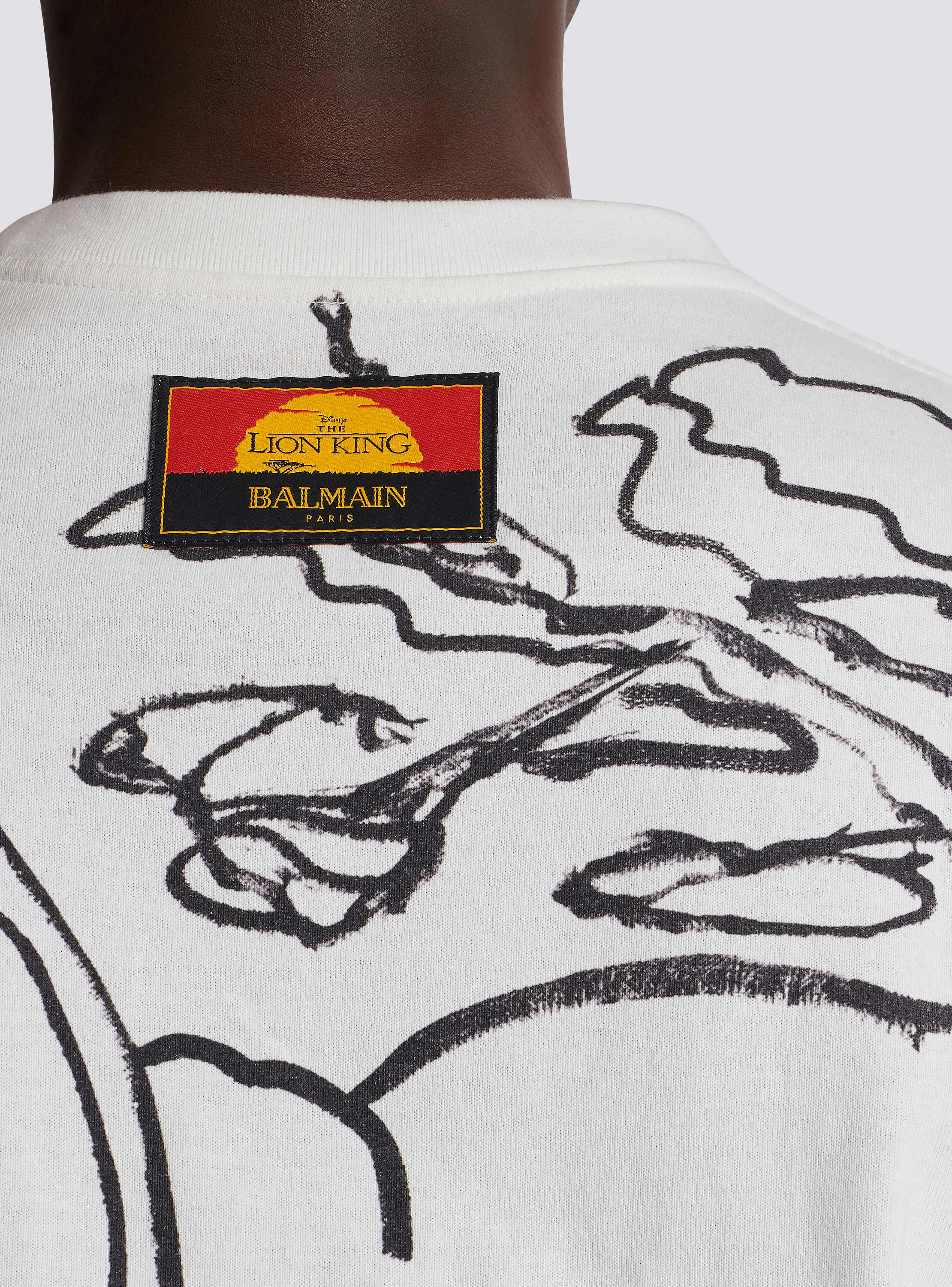 【関税＆送料込み】Balmain \"The Lion King\" T-Shirt Disney x Balmain: The Lion King - Relaxed T-shirt with