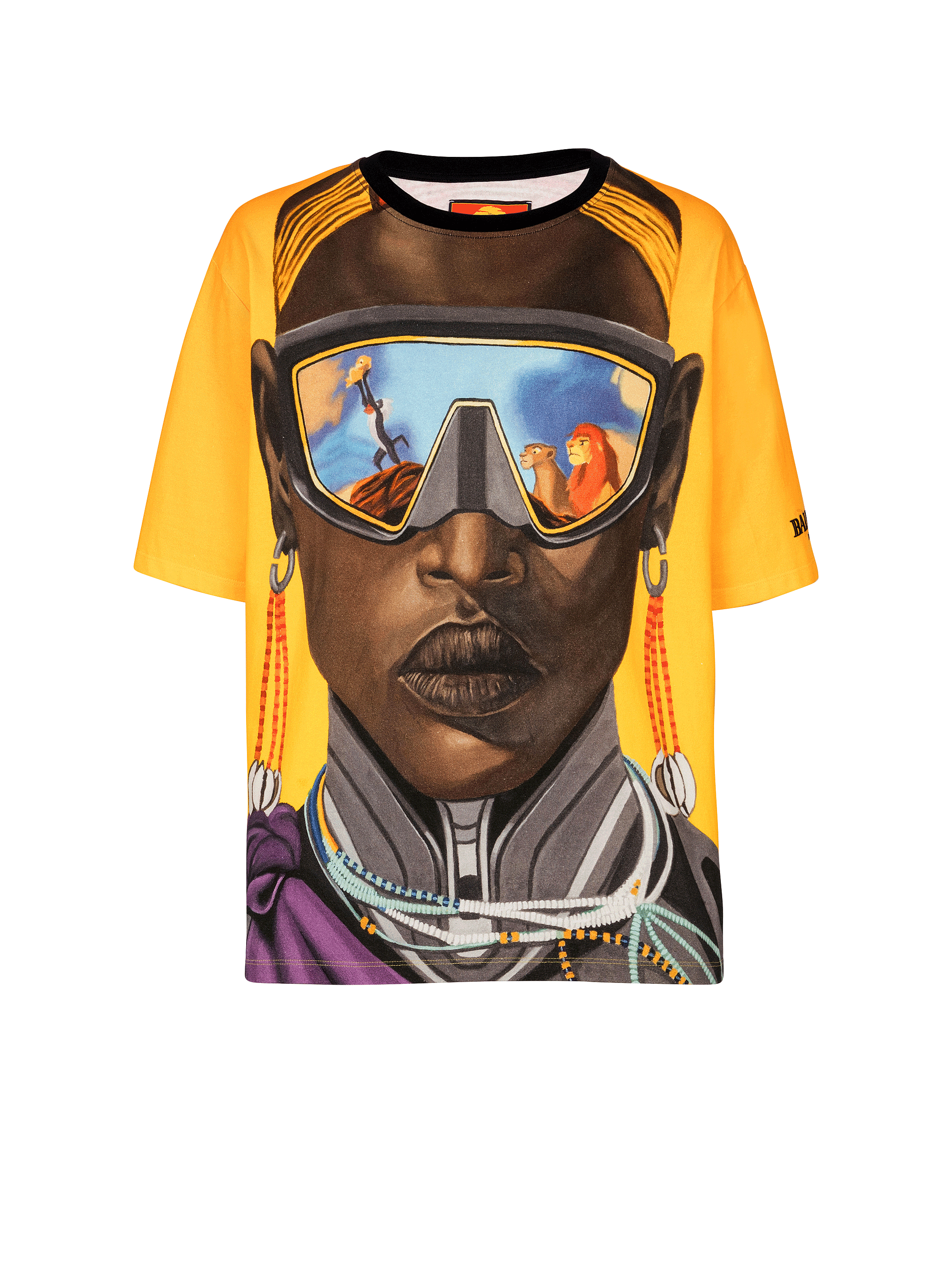 Disney x Balmain: The Lion King - Relaxed T-shirt with Nika Mtwana print