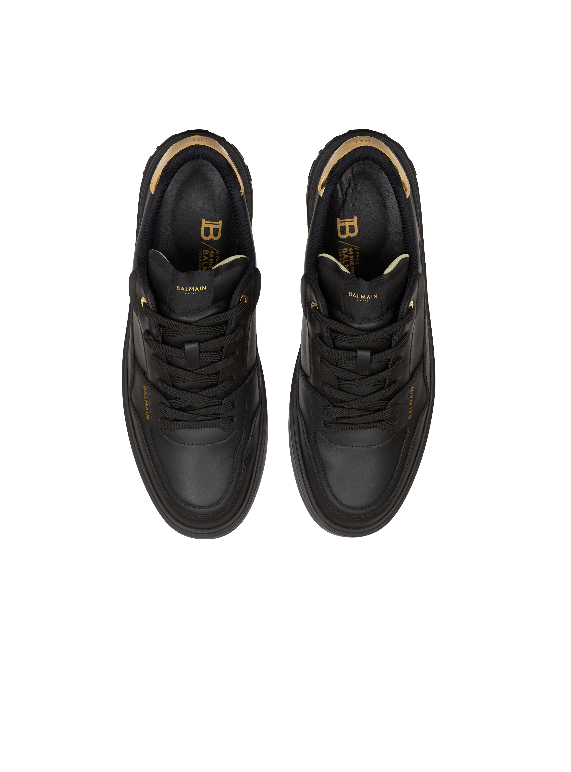 B-Court Flip trainers in calfskin black - Men | BALMAIN B-Court Flip trainers in calfskin black - Men | BALMAIN