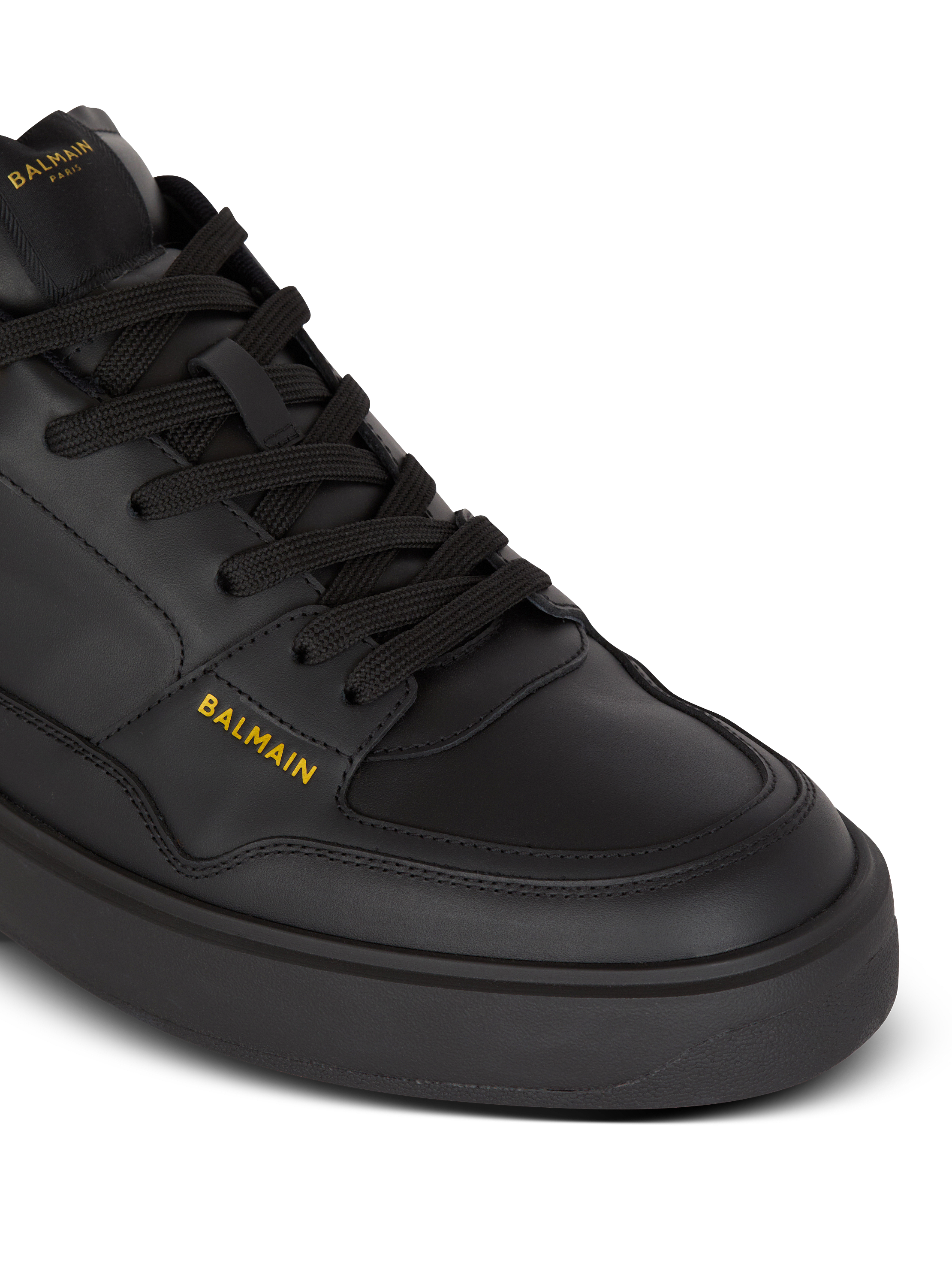 B-Court Flip trainers in calfskin black - Men | BALMAIN B-Court Flip trainers in calfskin black - Men | BALMAIN