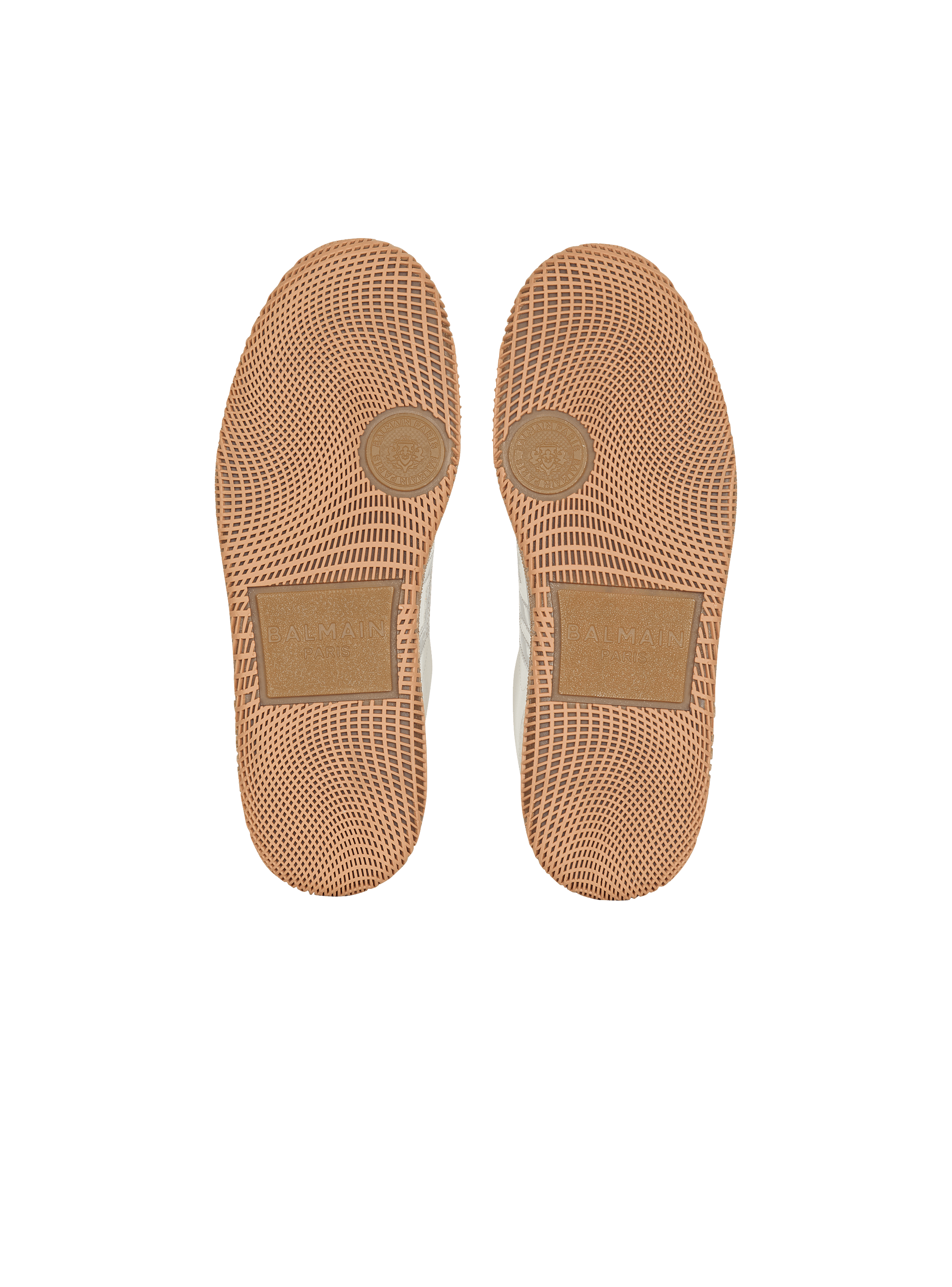 Calfskin Balmain Swan trainers