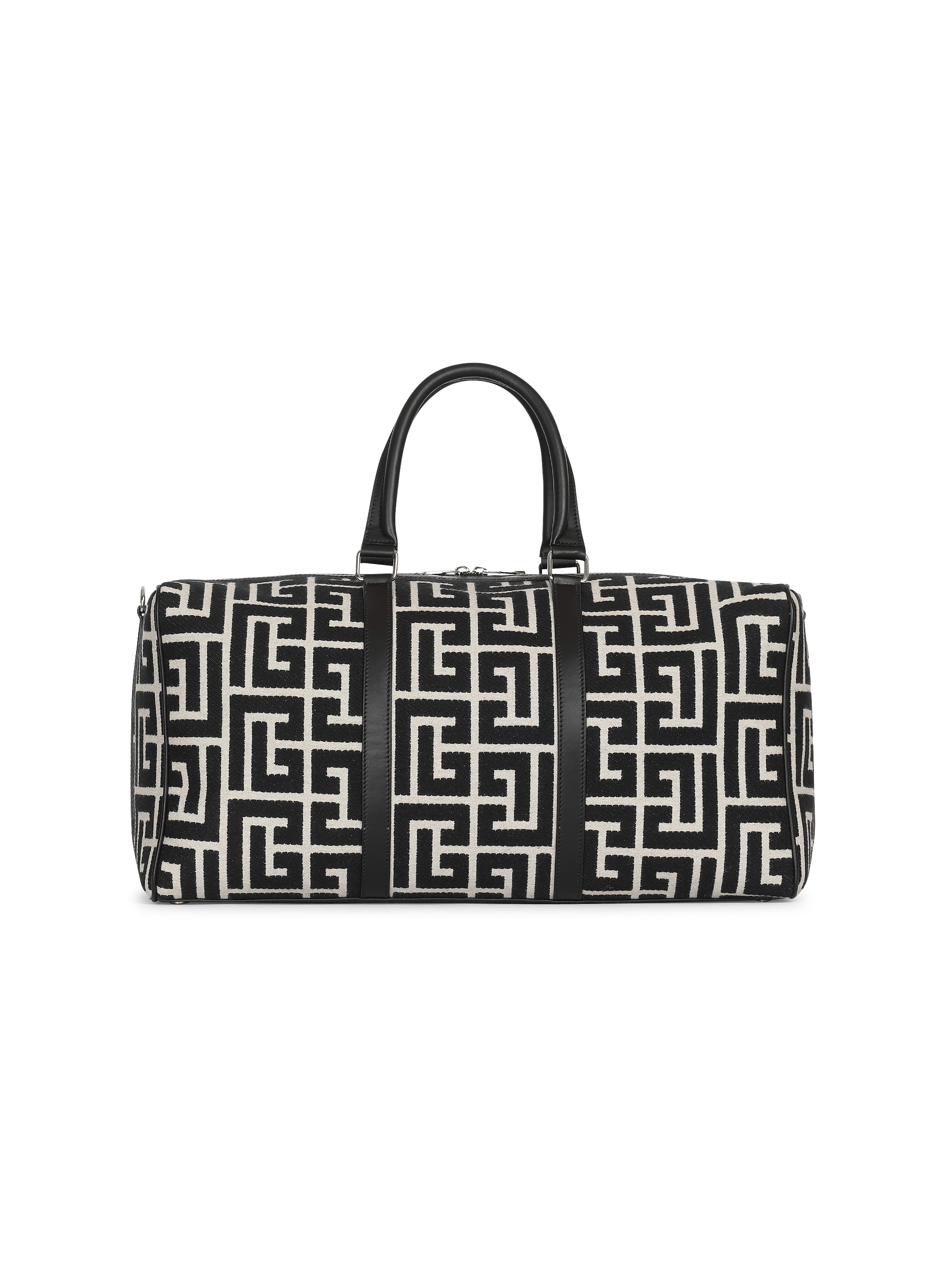Travel bag with jacquard maxi monogram