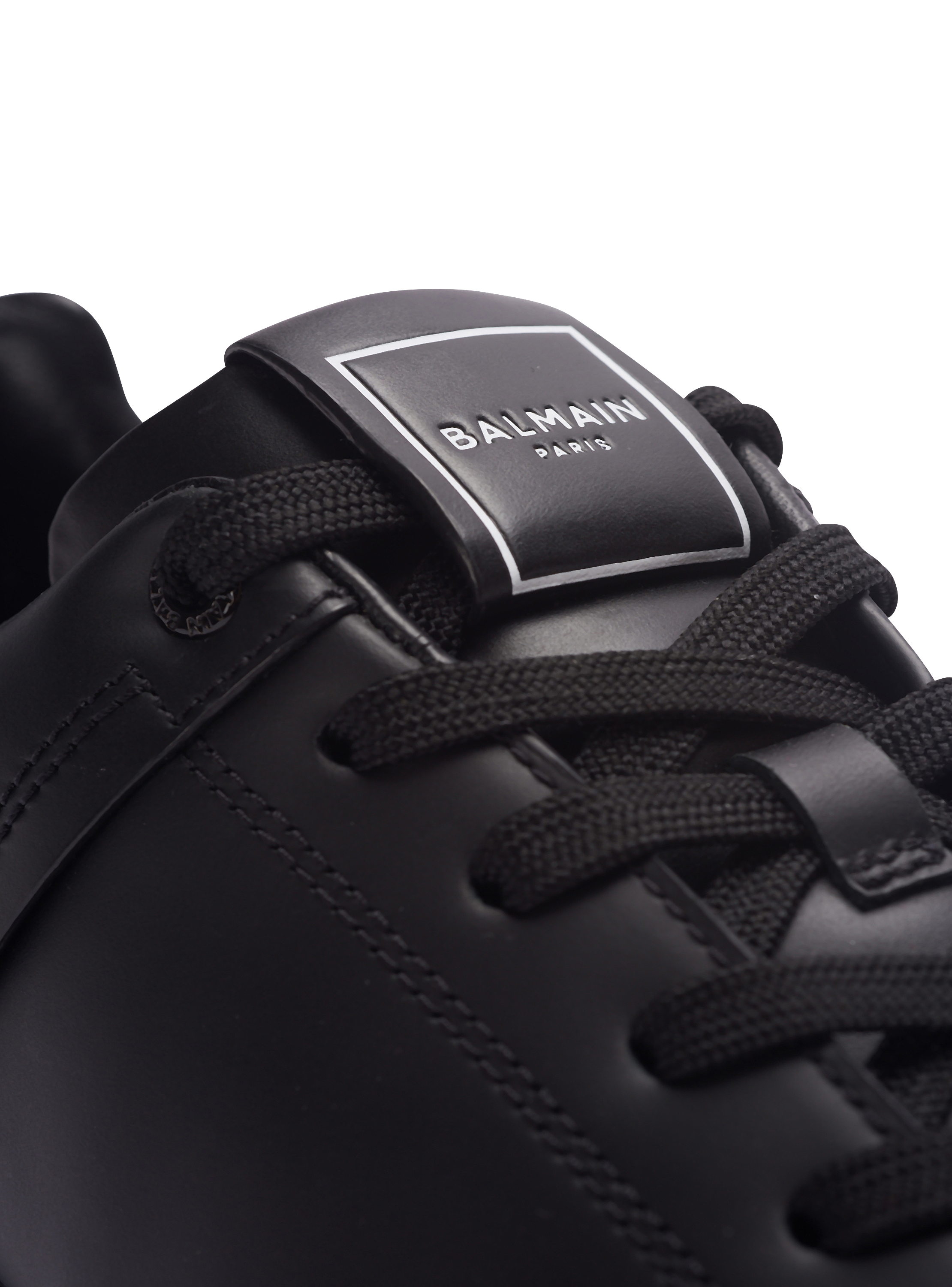 スニーカー BALMAIN Men Sneakers DM1VI288TJCMEDK Black B-Court trainers with jacquard monogram - Men | BALMAIN