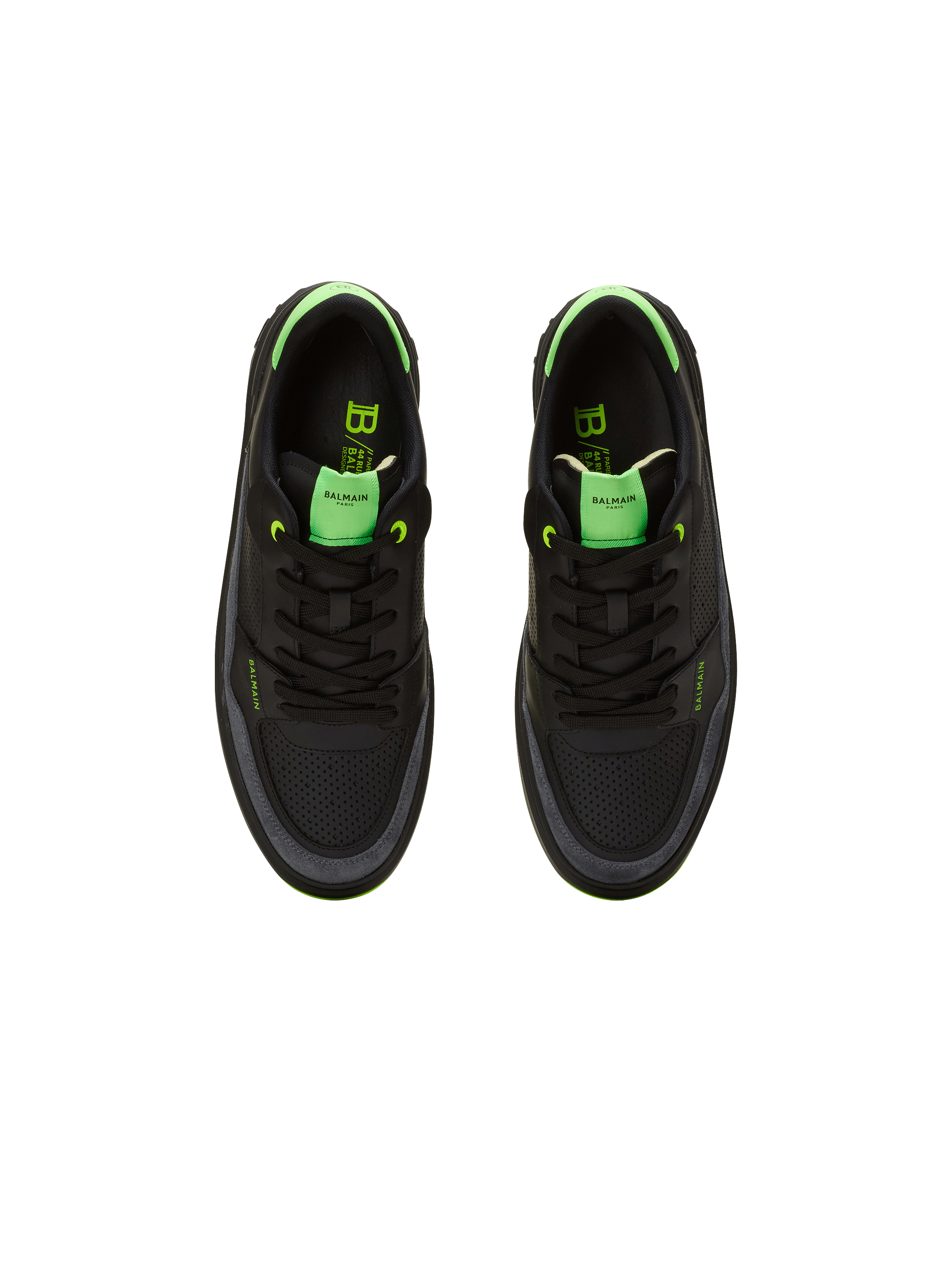 B-Court Flip sneakers in calfskin and suede black - Men