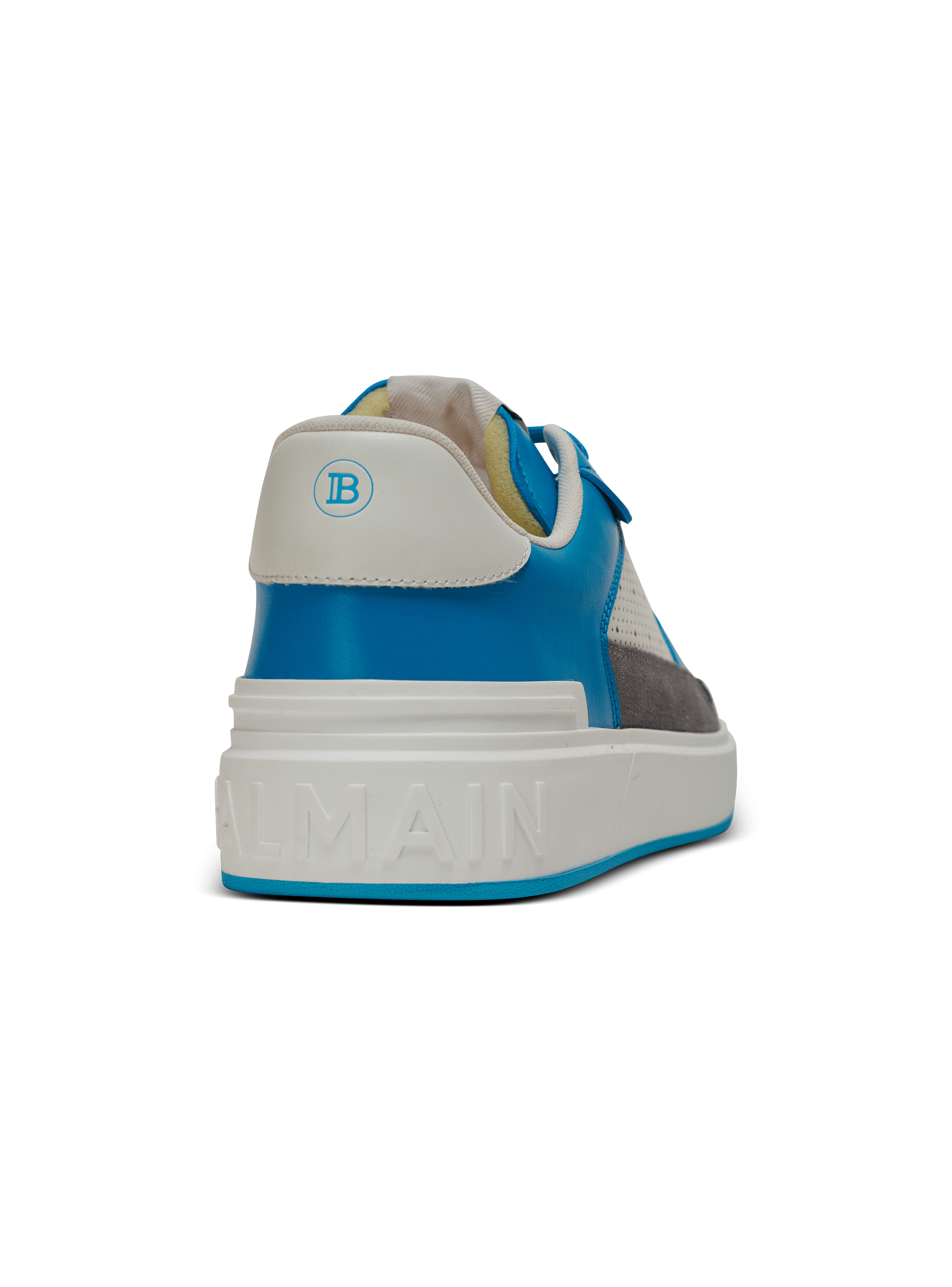 【関税込み】Balmain マルチカラー B-Court Flip スニーカー B-Court Flip sneakers in calfskin and suede - Men | BALMAIN