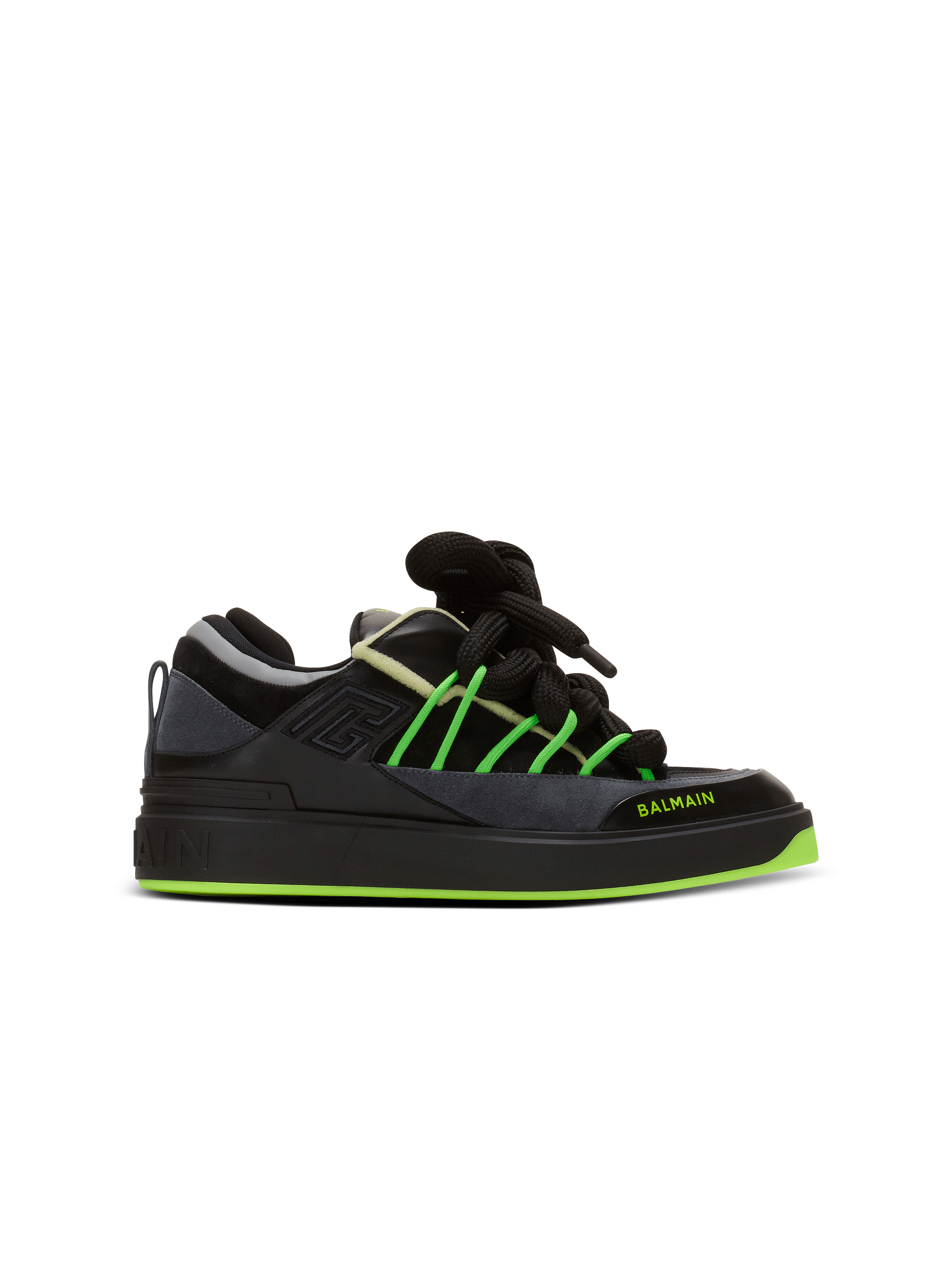 B-Court Puffy Skate sneakers in calfskin and suede