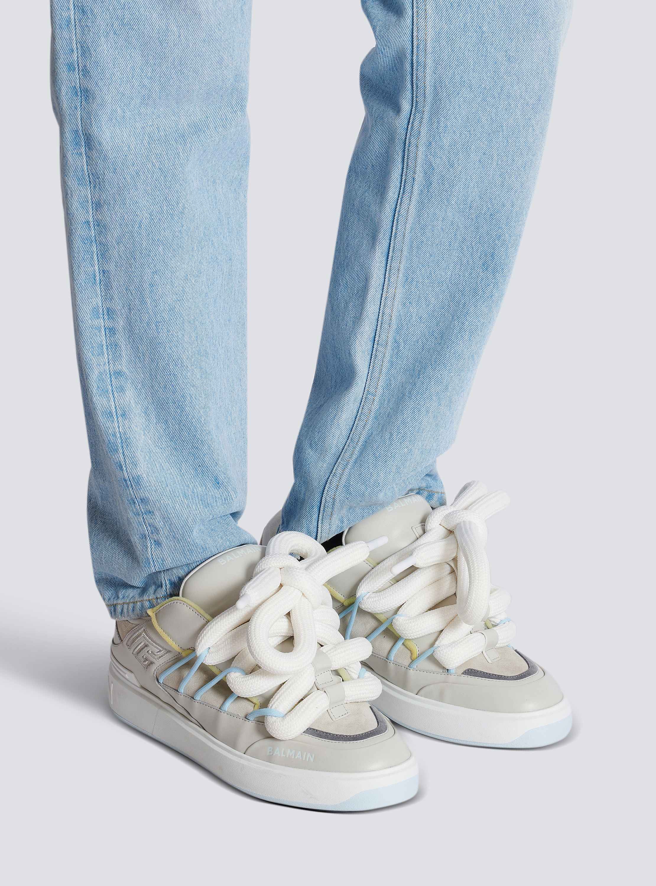 B-Court Puffy Skate sneakers in calfskin and suede - Men