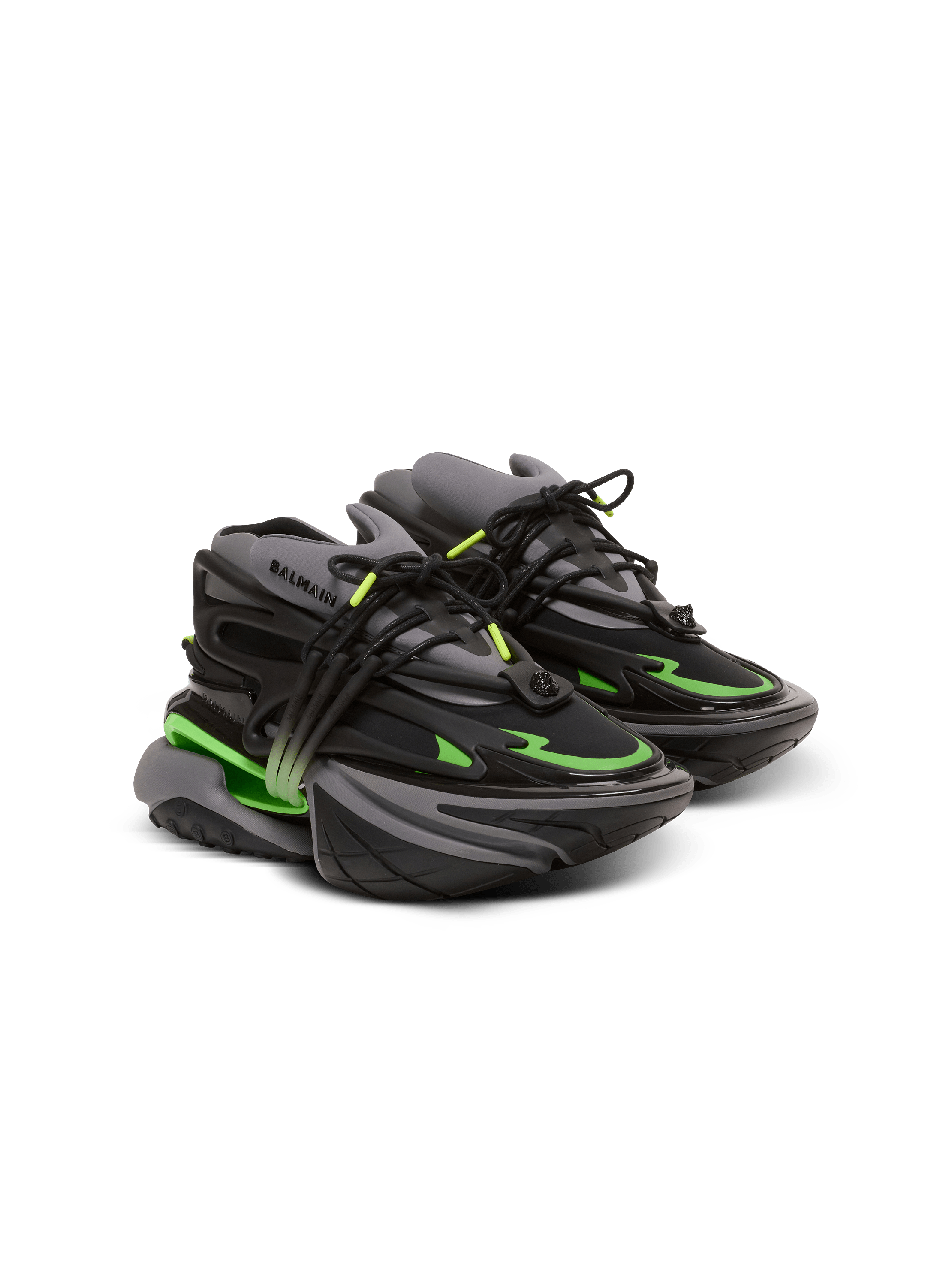 Unicorn Low sneakers in neoprene and calfskin - Men | BALMAIN