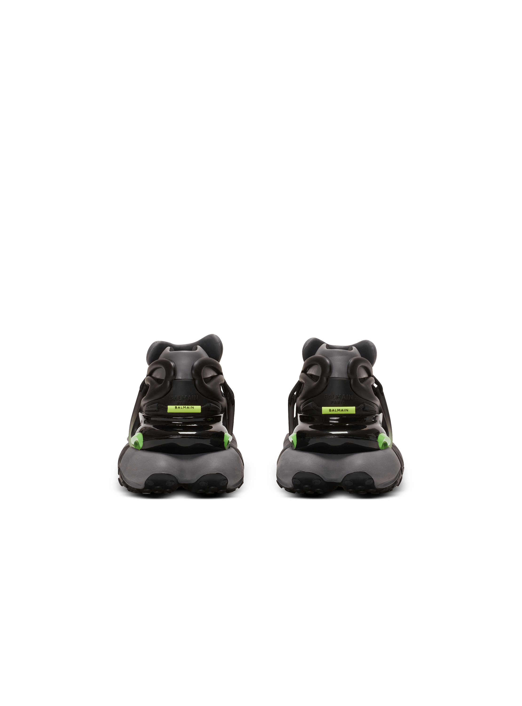【送料&関税込】Balmain unicorn Low Sneakers Unicorn low-top sneakers in neoprene and calfskin - Men