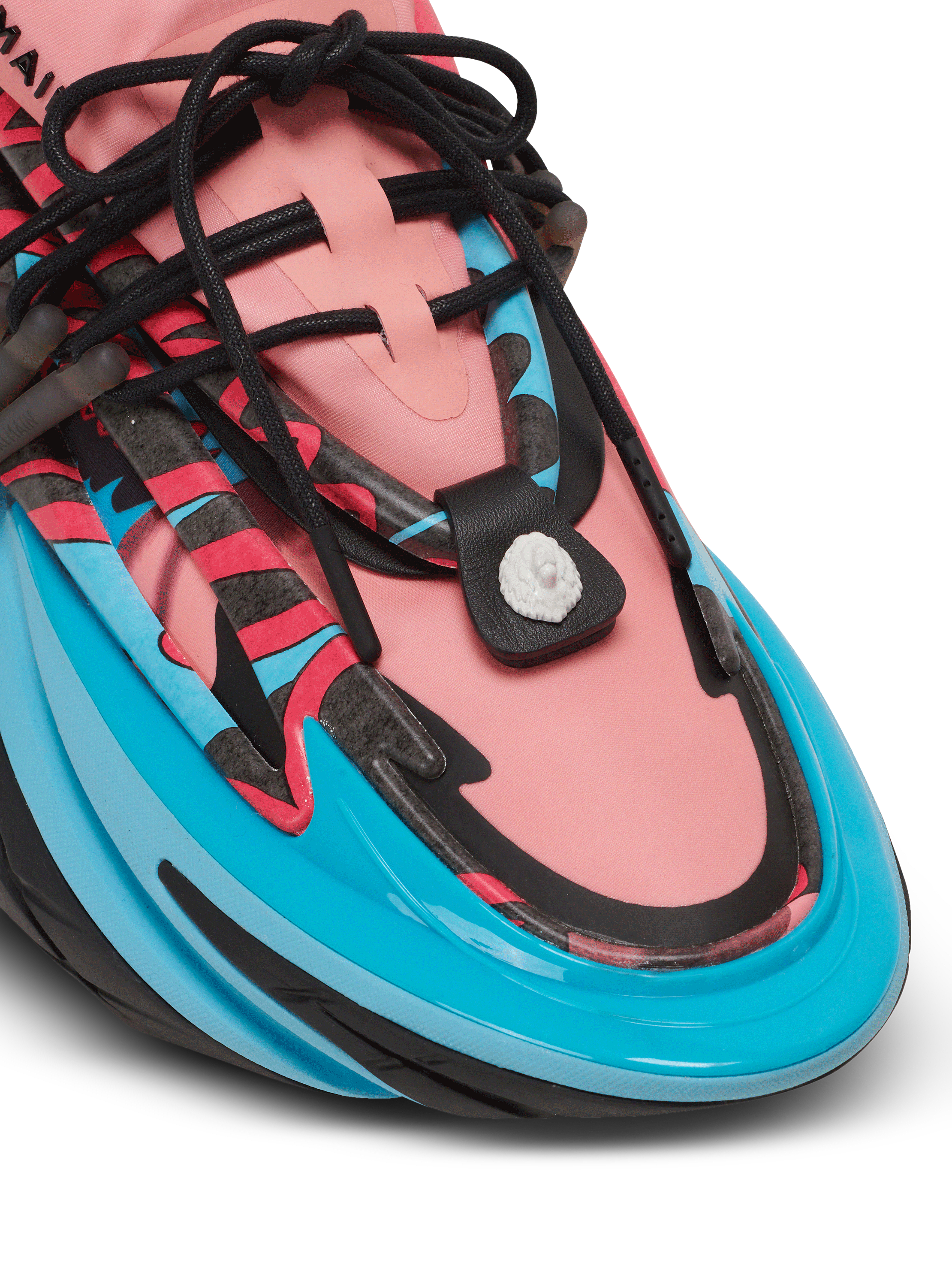 スニーカー Balmain AM1VJ309TNCS UNICORN-NEOPRENE & CALFSKIN Sneakers Unicorn low-top sneakers in neoprene and calfskin - Men