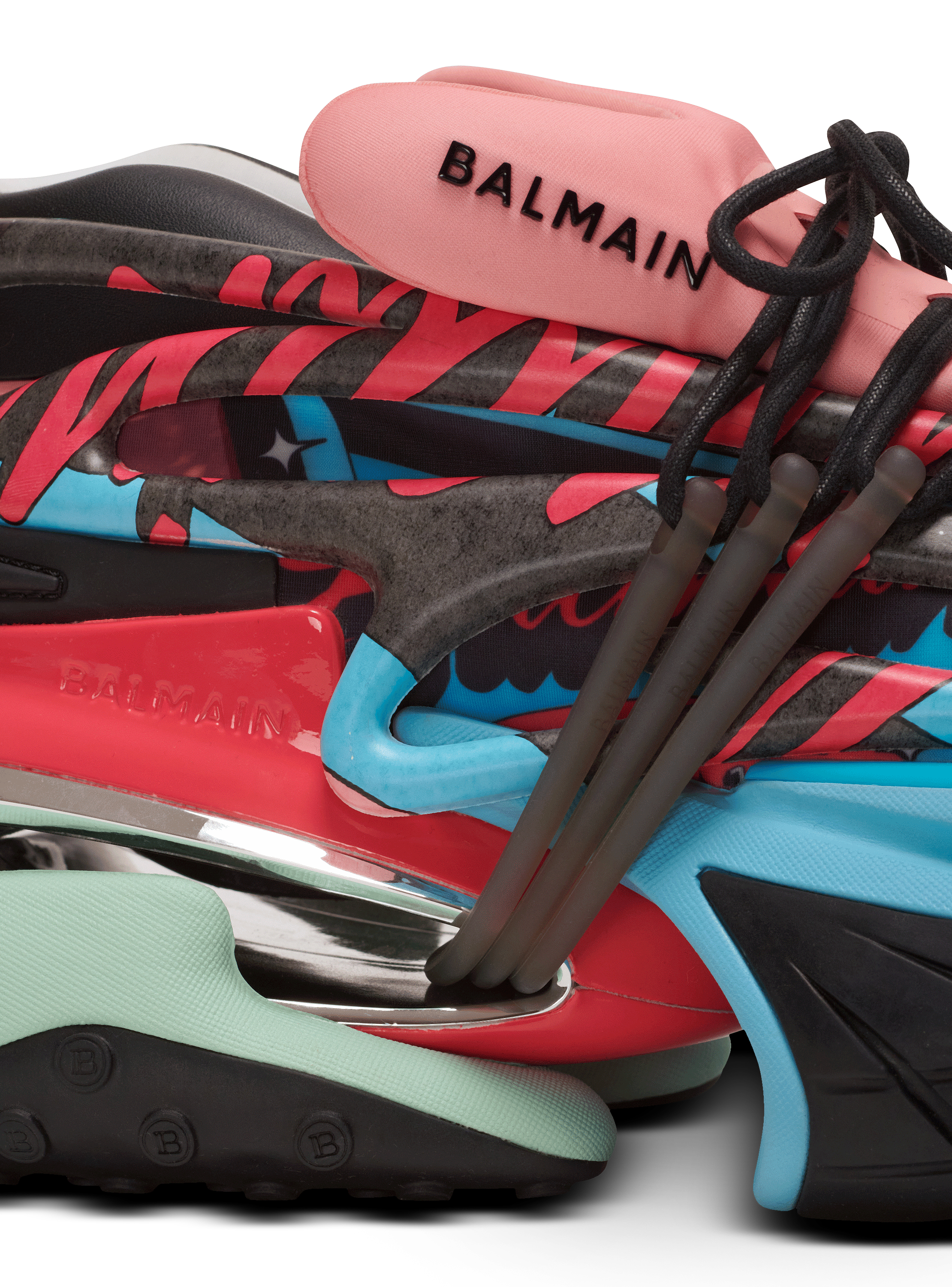 Unicorn Low sneakers in neoprene and calfskin multicolor
