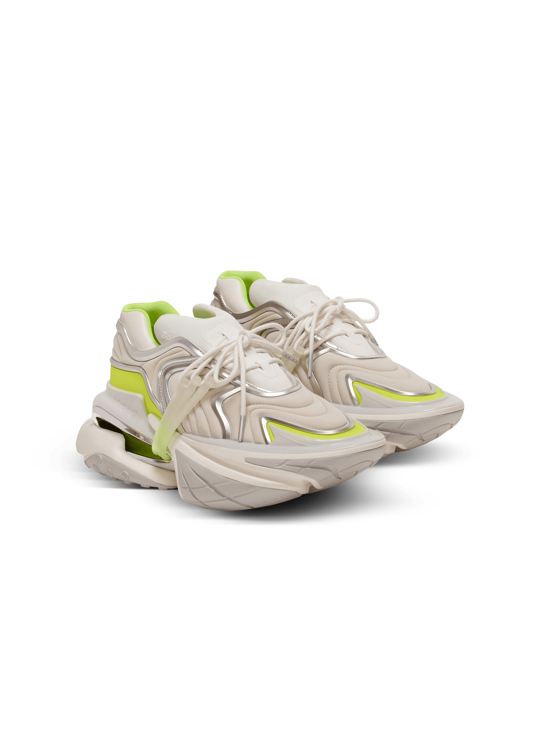 品質検査済 Unicorn Wave sneakers in neoprene and calfskin yellow - Men 靴