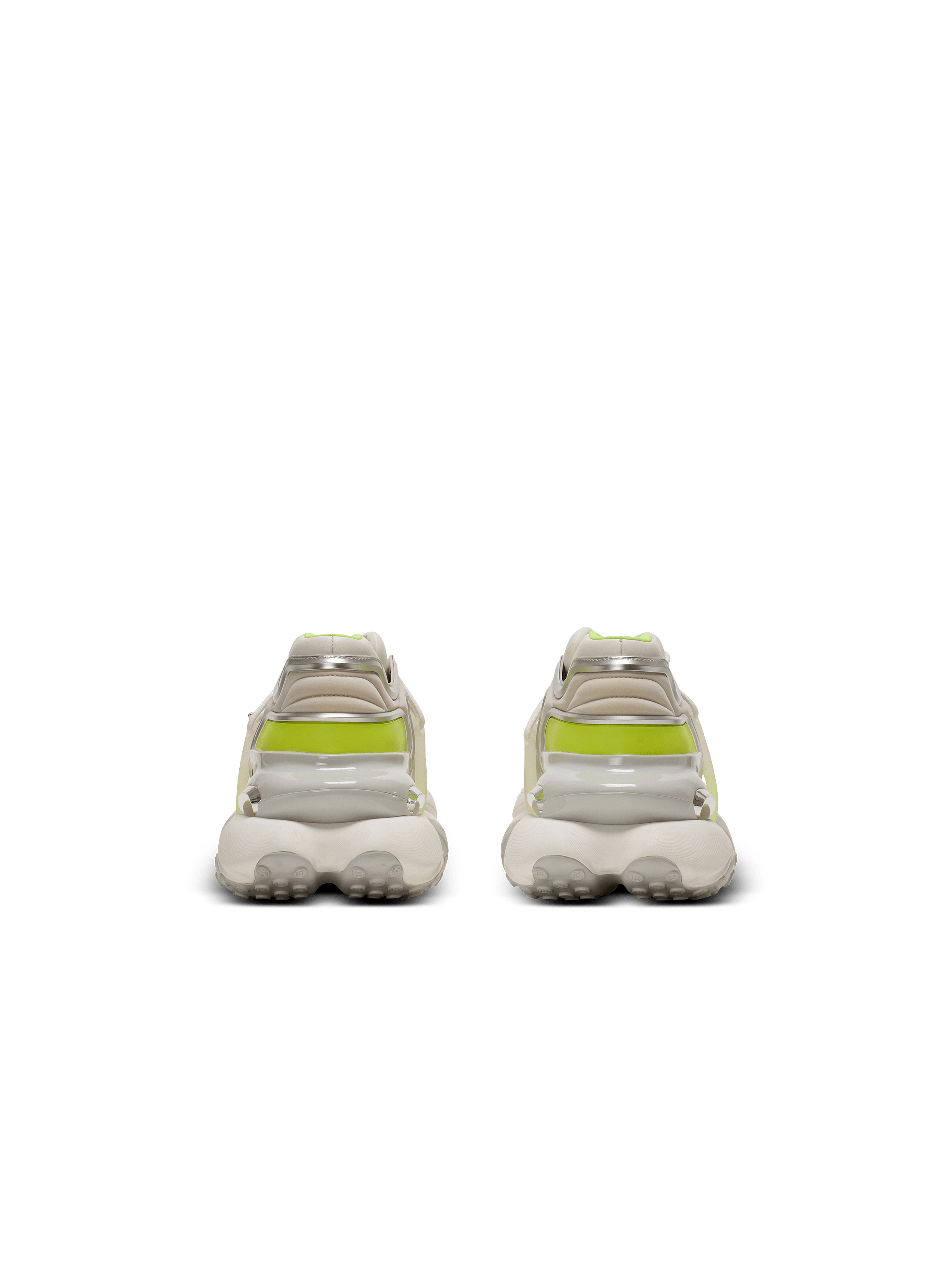 Unicorn Wave sneakers in neoprene and calfskin yellow - Men
