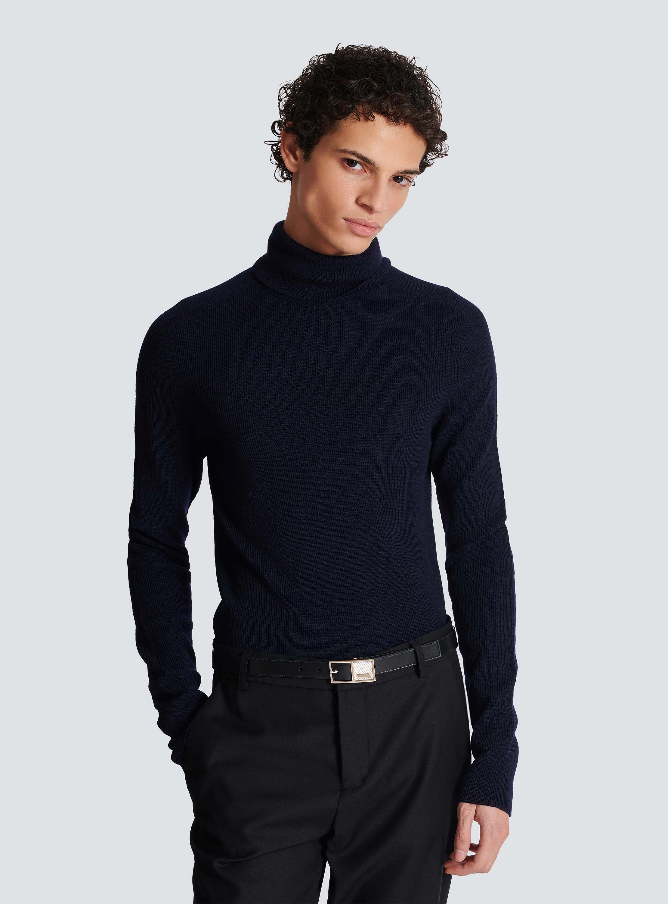 スリム シグネチャー ベルト カーフレザー製 - Men | BALMAIN